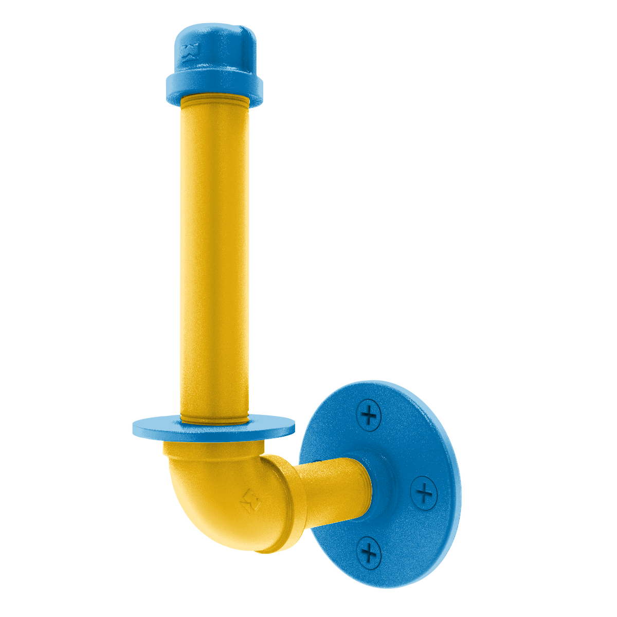 Gridiron Collection Upright Toilet Paper Holder Los Angeles Blue and Gold Edition