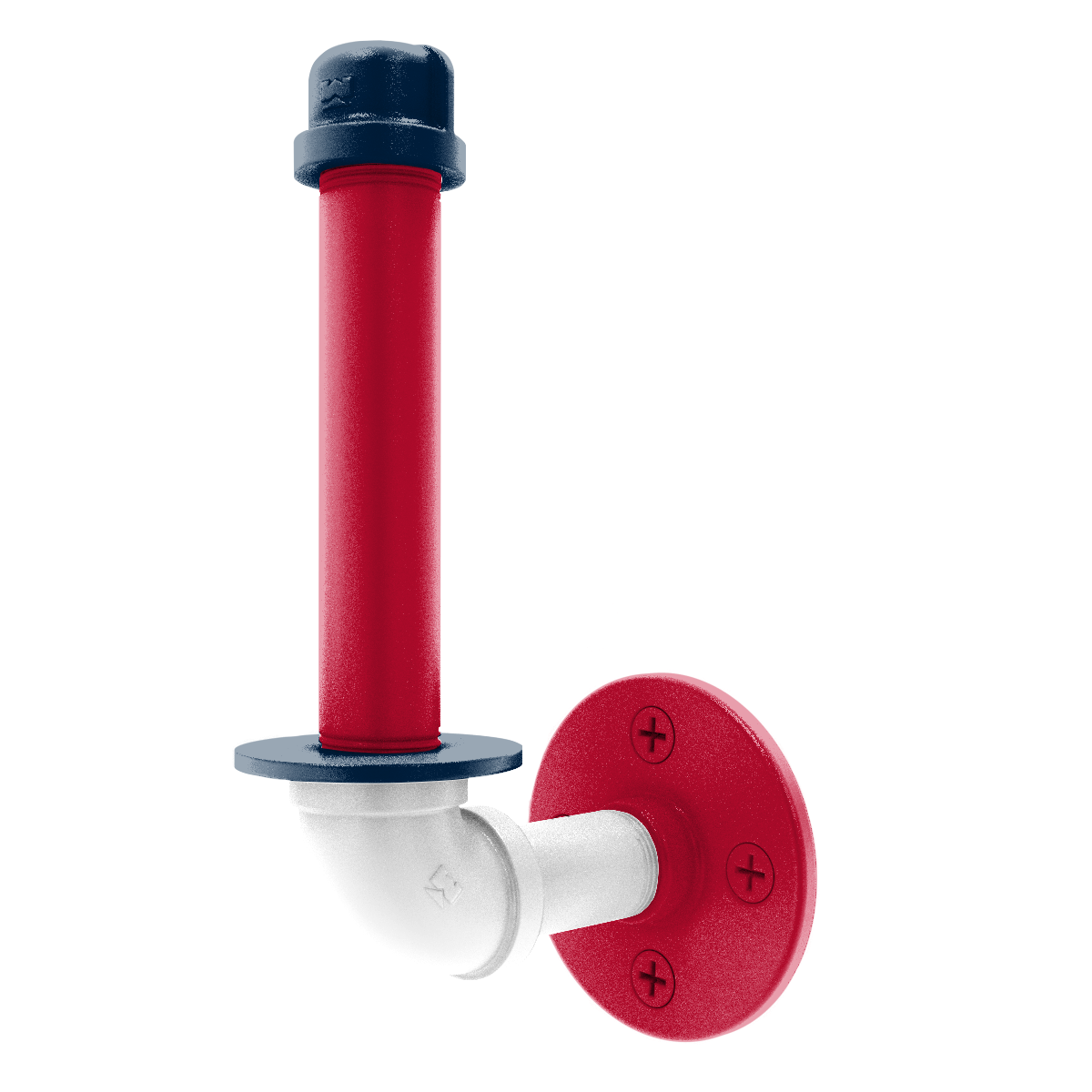 Gridiron Collection Upright Toilet Paper Holder New England Edition