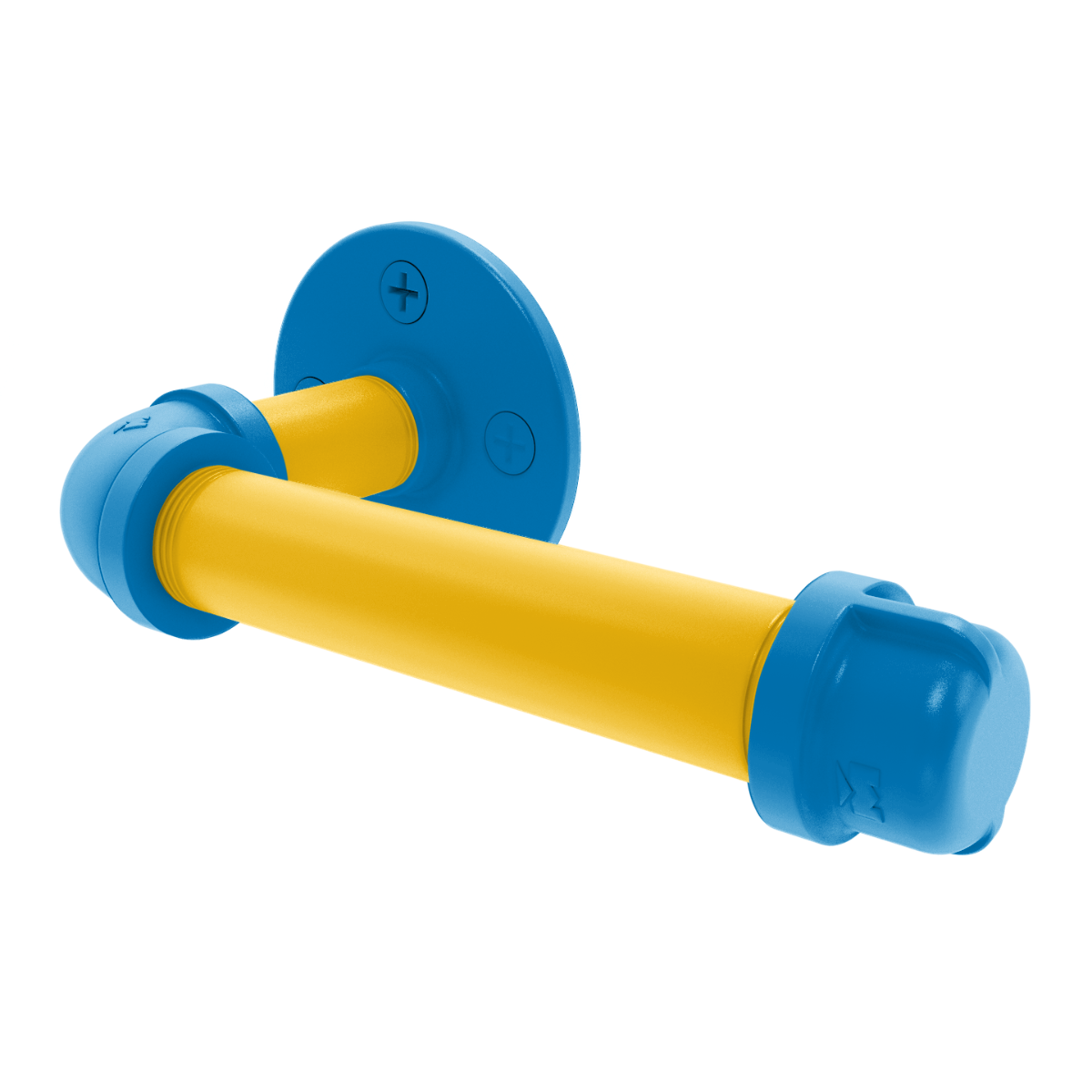 Gridiron Collection European Style Toilet Tissue Holder Los Angeles Blue and Gold Edition