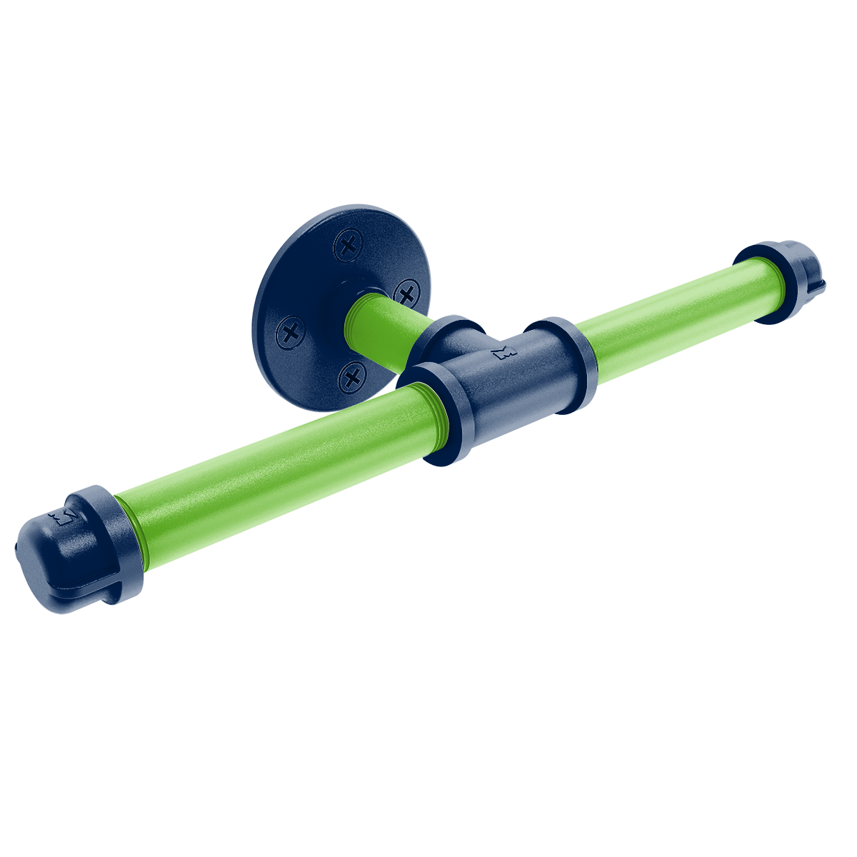 Gridiron Collection Double Roll Toilet Paper Holder Seattle Edition