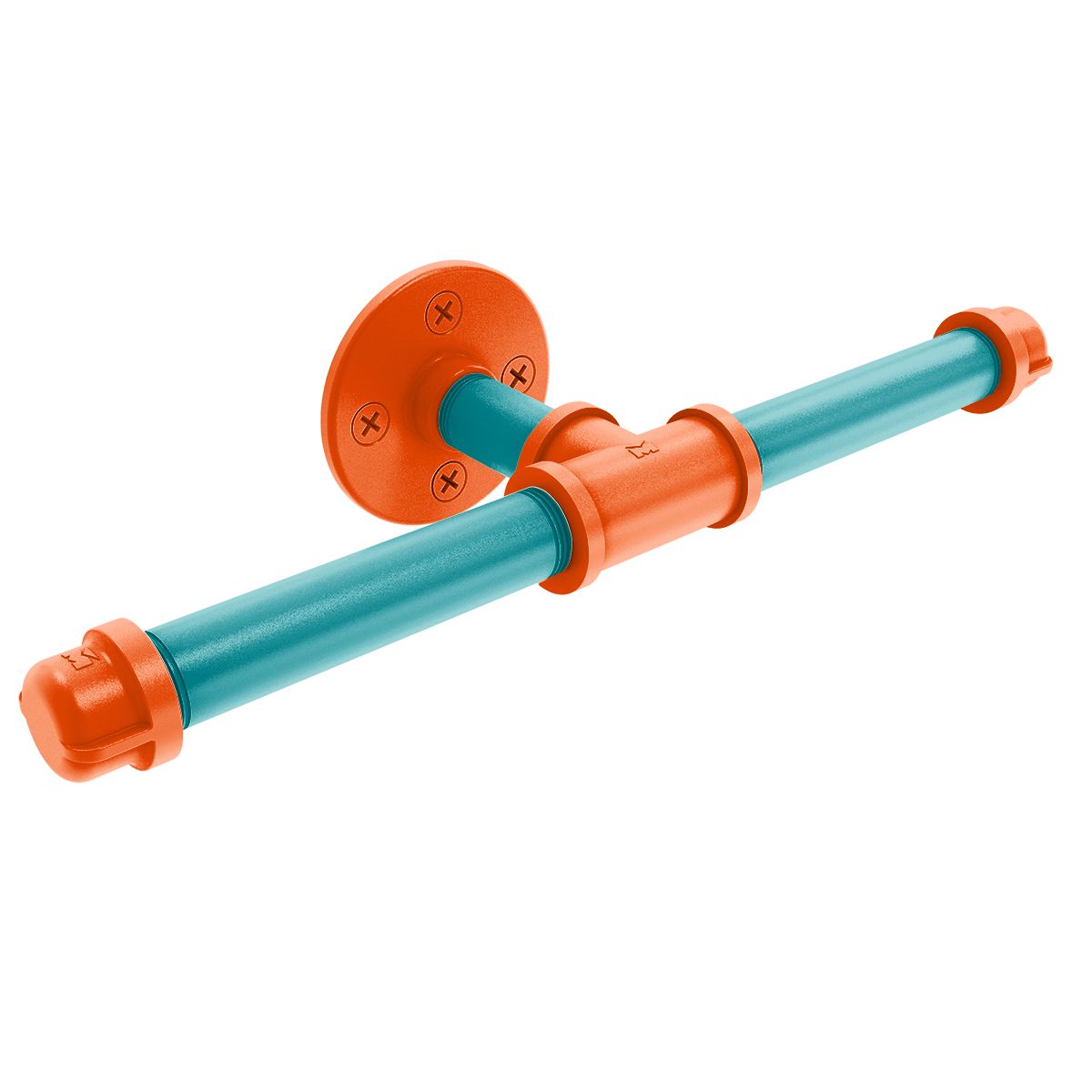 Gridiron Collection Double Roll Toilet Paper Holder Miami Edition