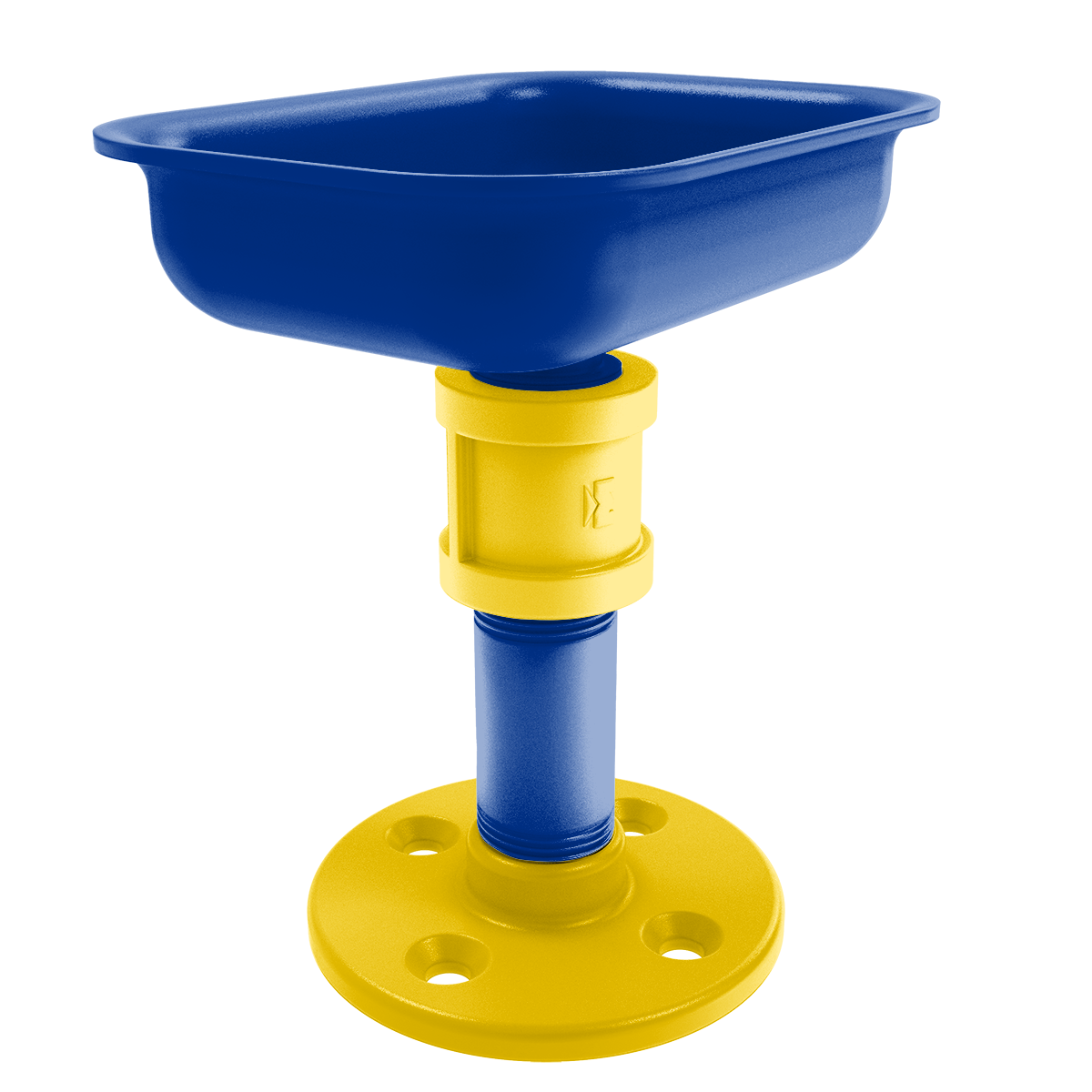 Gridiron Collection Vanity Top Soap Dish Los Angeles Blue and Yellow Edition