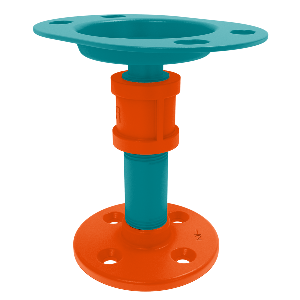 Gridiron Collection Vanity Top Toothbrush Holder Miami Edition