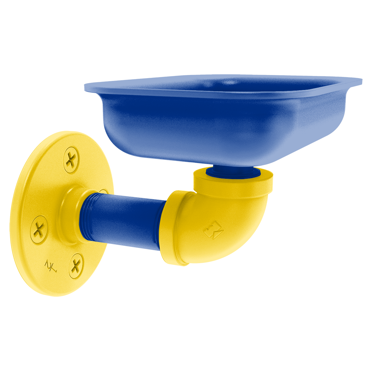 Gridiron Collection Wall Mounted Soap Dish Los Angeles Blue and Yellow Edition