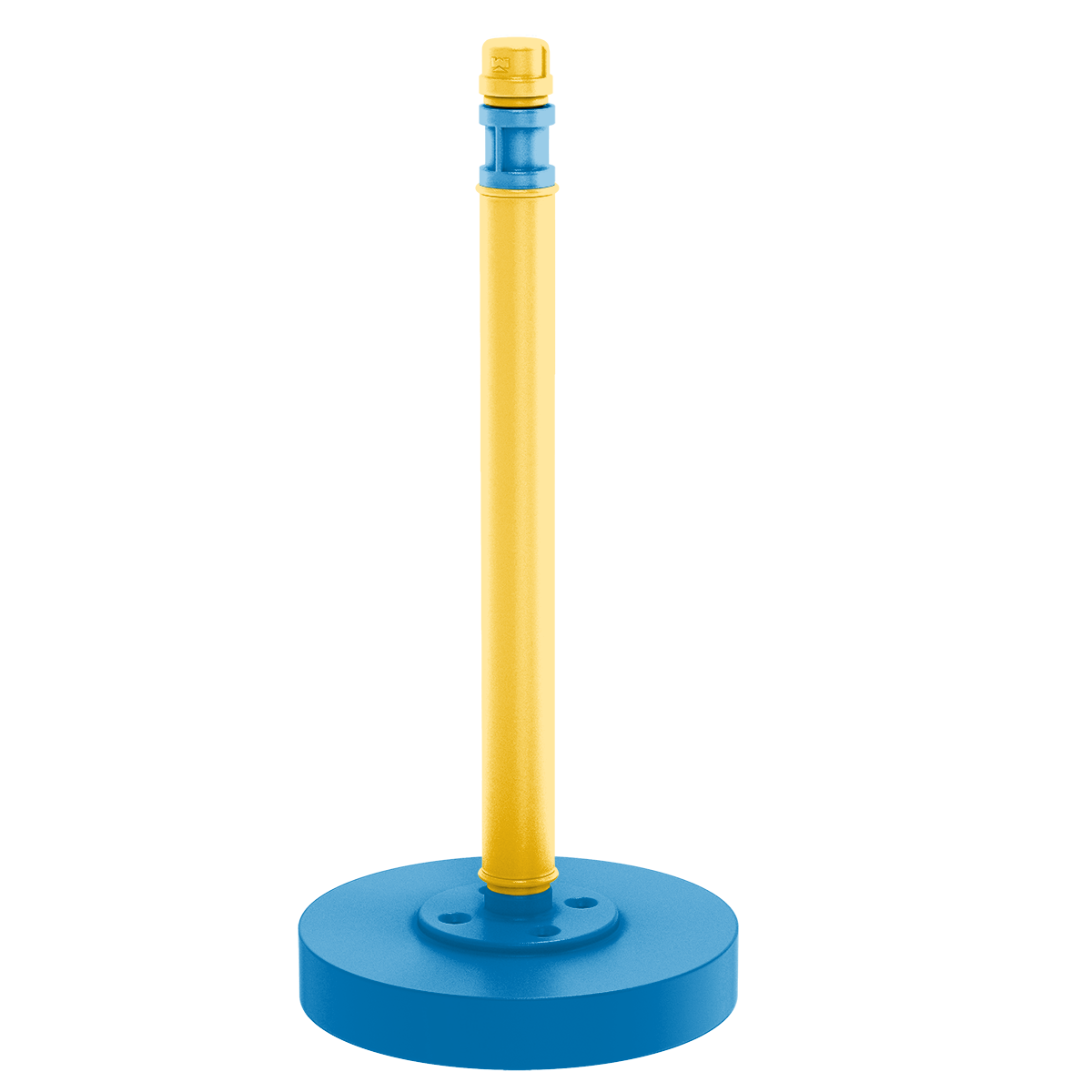 Gridiron Collection Countertop Paper Towel Stand Los Angeles Blue and Gold Edition