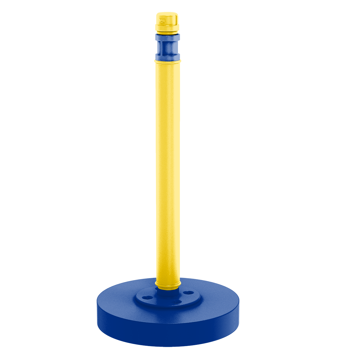Gridiron Collection Countertop Paper Towel Stand Los Angeles Blue and Yellow Edition