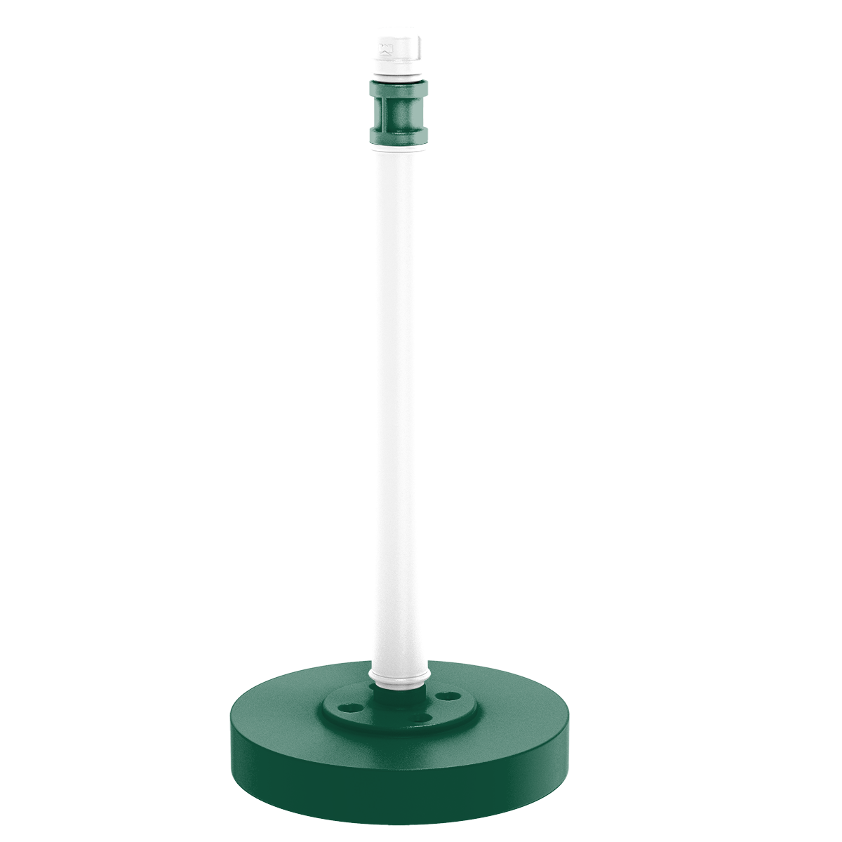 Gridiron Collection Countertop Paper Towel Stand New York Green and White Edition