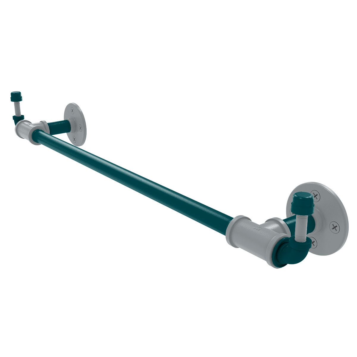 Gridiron Collection Towel Bar with Integrated Hooks Philadelphia Edition