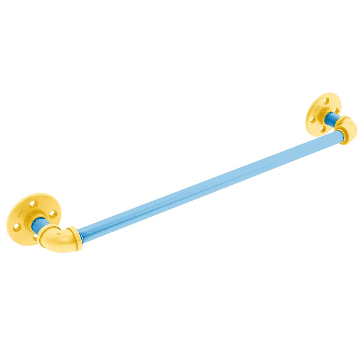 Gridiron Collection Towel Bar Los Angeles Blue and Gold Edition