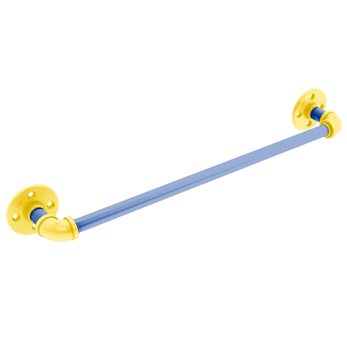 Gridiron Collection Towel Bar Los Angeles Blue and Yellow Edition