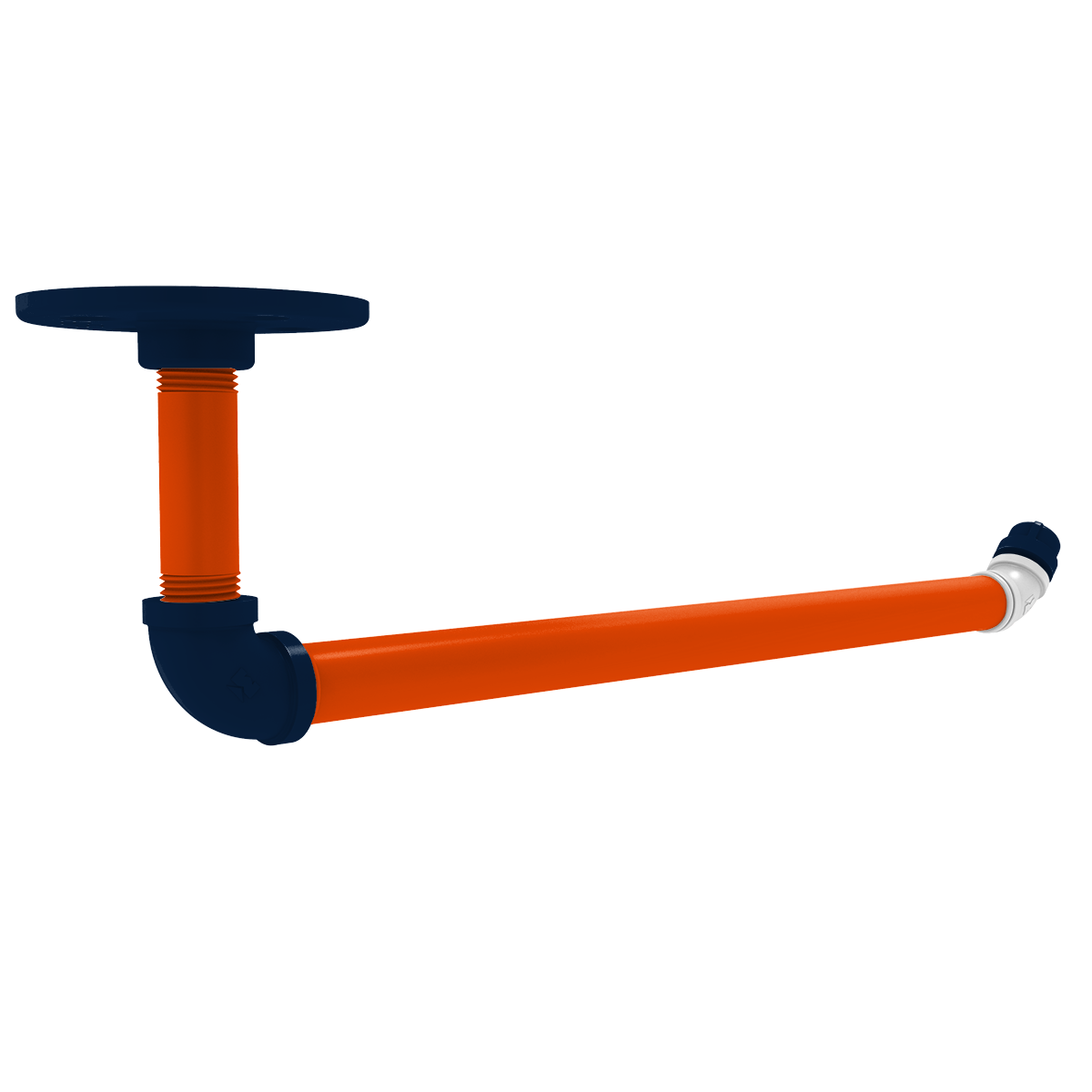 Gridiron Collection Under Cabinet Paper Towel Holder Denver Edition