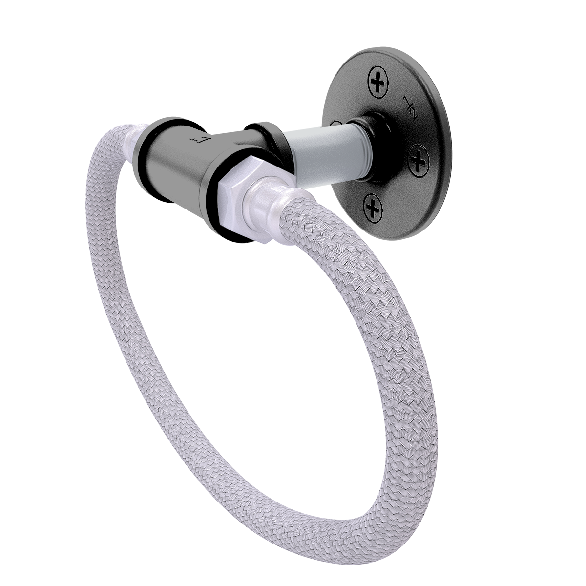 Gridiron Collection Towel Ring with Stainless Steel Braided Ring Las Vegas Edition