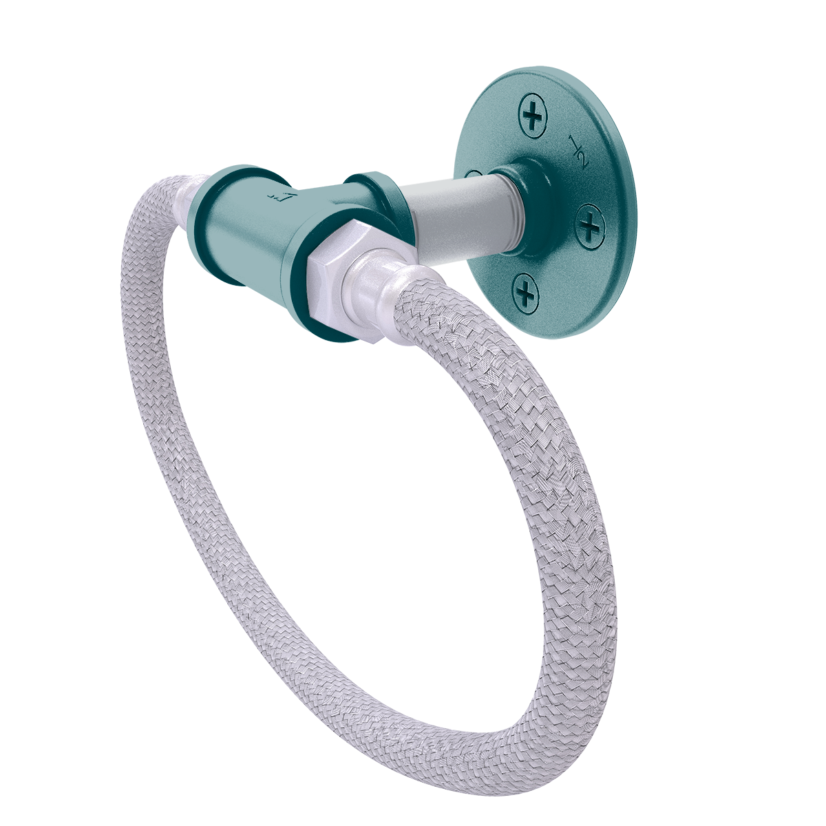 Allied Brass Continental Towel Ring In Antique Pewter - Solid Brass Bathroom Hardware - View #5