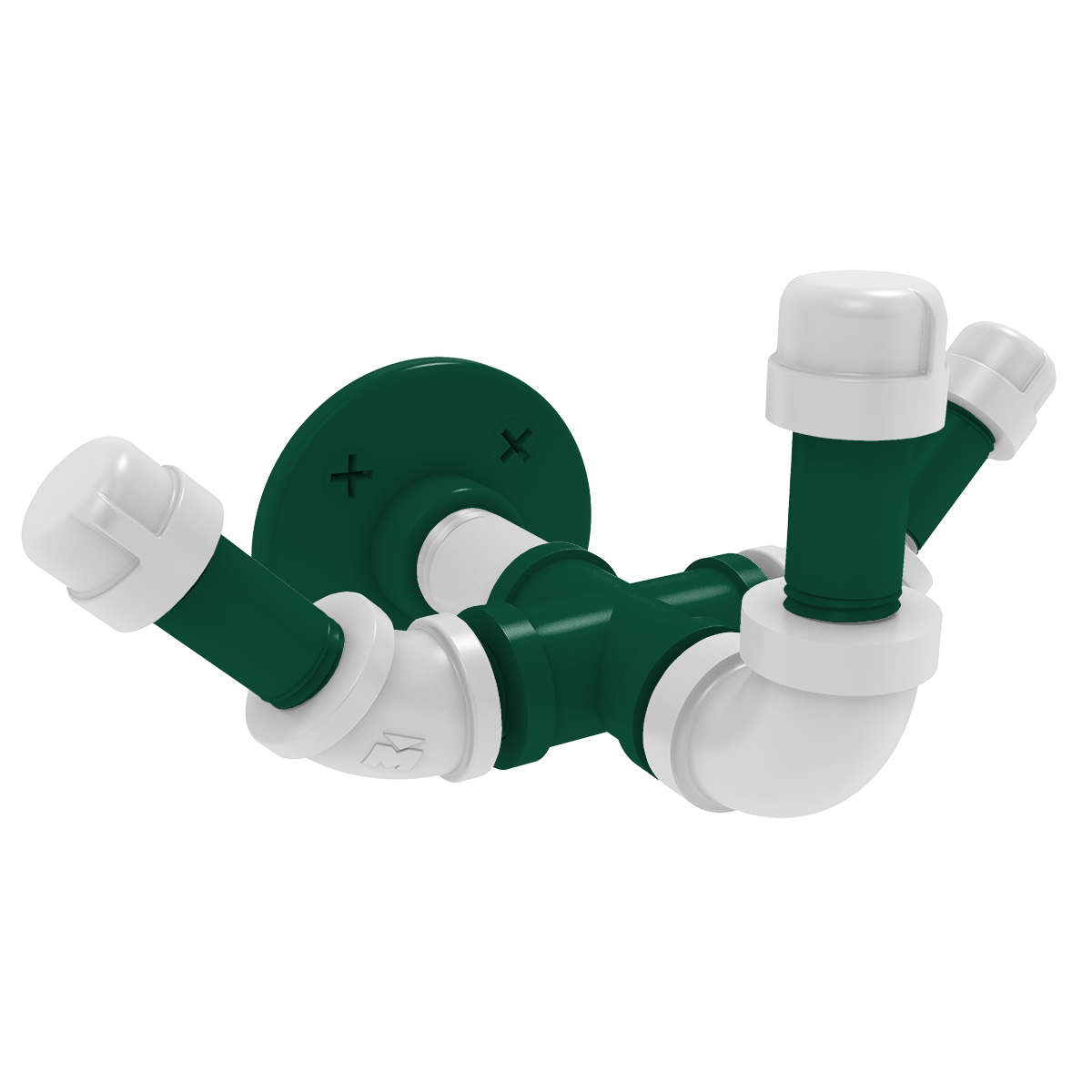 Gridiron Collection Triple Hook New York Green and White Edition