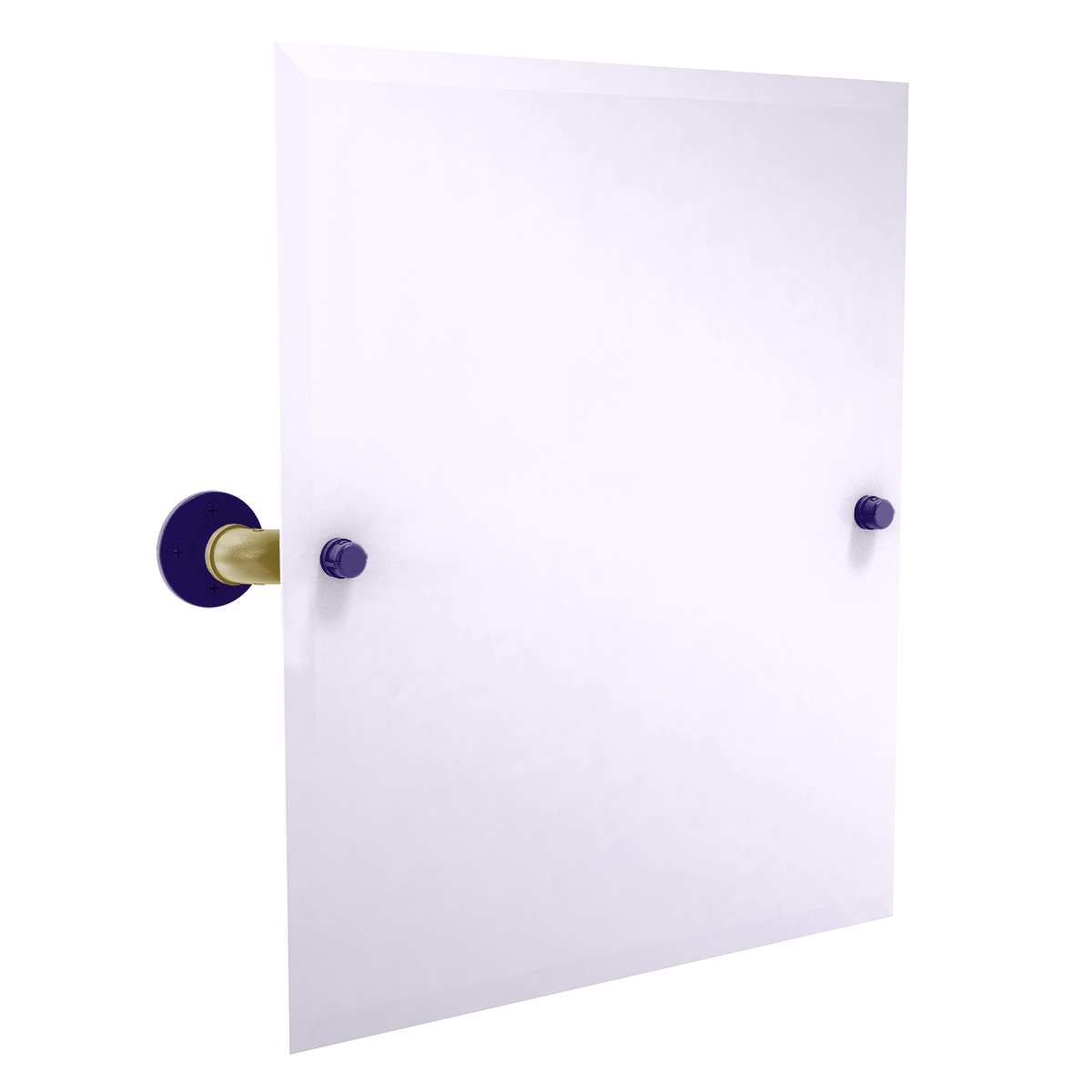 Gridiron Collection Frameless Rectangular Wall Mounted Tilt Mirror Baltimore Edition