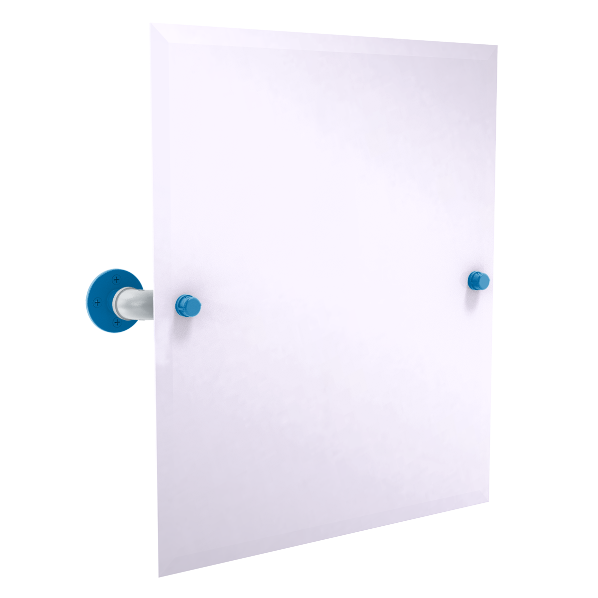 Gridiron Collection Frameless Rectangular Wall Mounted Tilt Mirror Detroit Edition