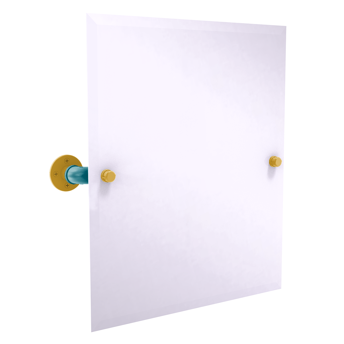 Gridiron Collection Frameless Rectangular Wall Mounted Tilt Mirror Jacksonville Edition