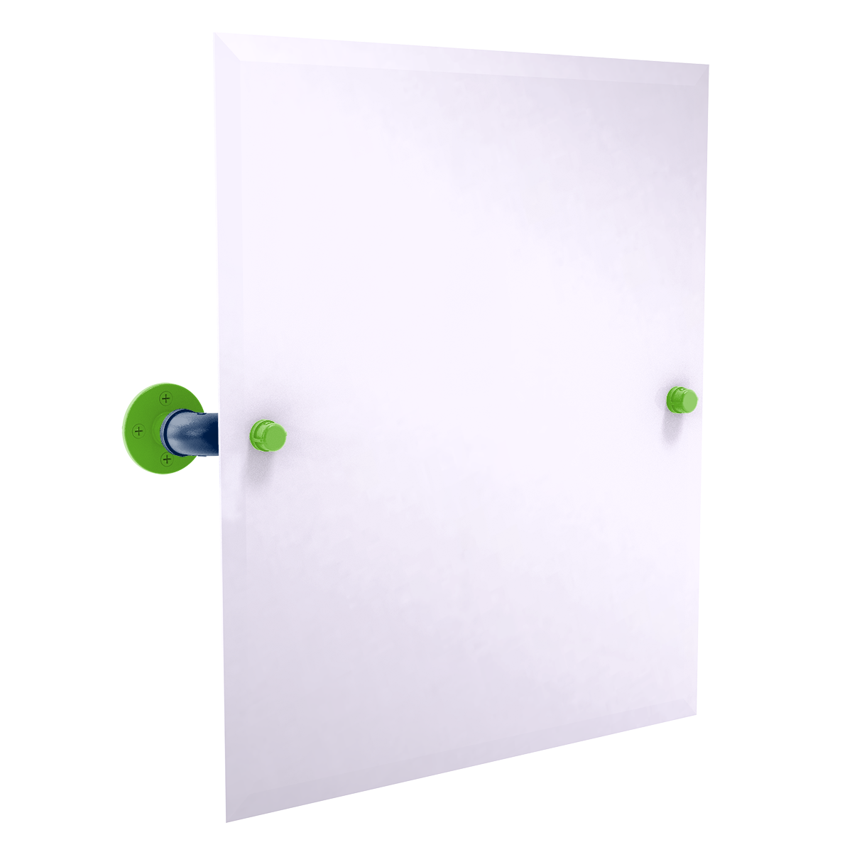 Gridiron Collection Frameless Rectangular Wall Mounted Tilt Mirror Seattle Edition