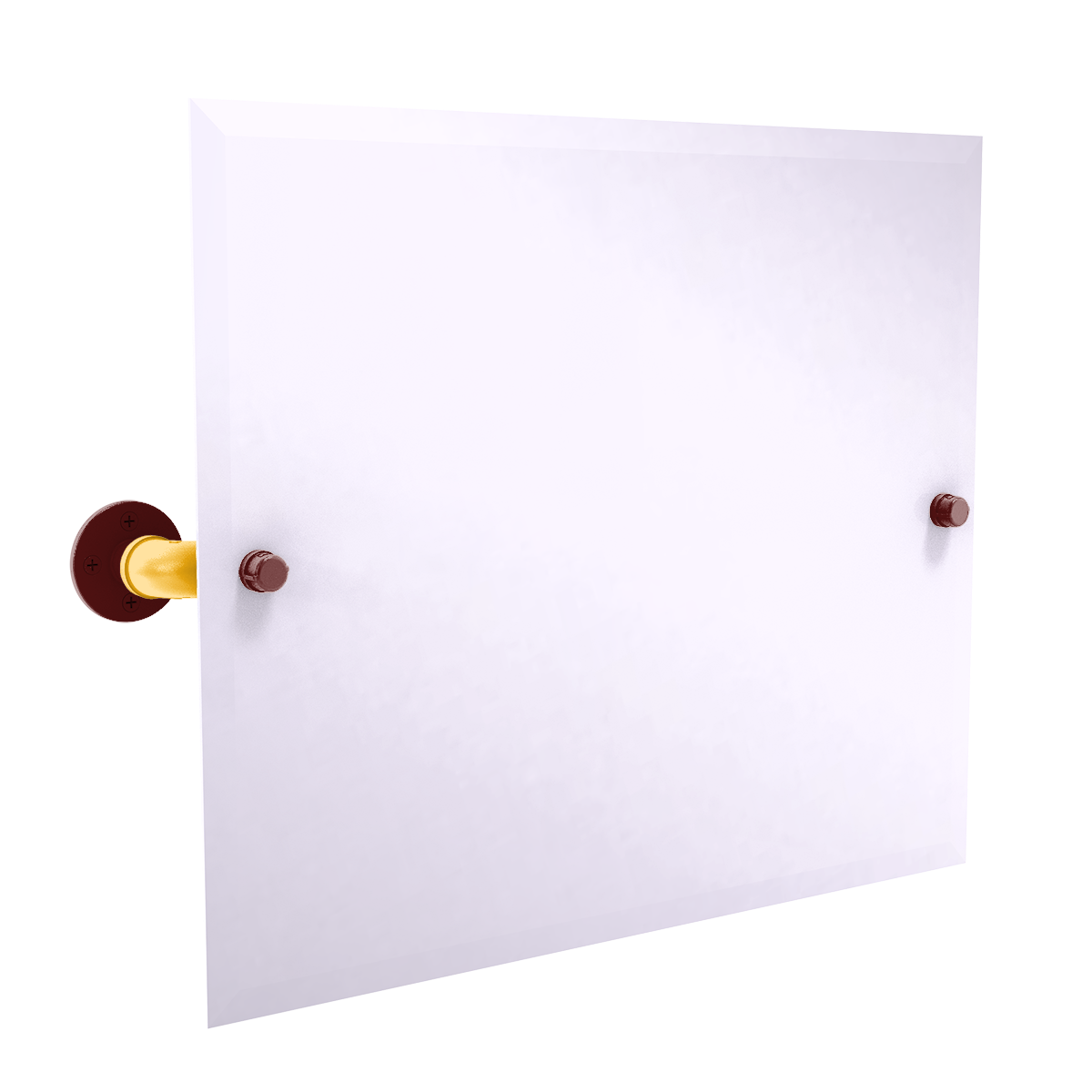 Gridiron Collection Landscape Rectangular Wall Mounted Tilt Mirror Washington Edition