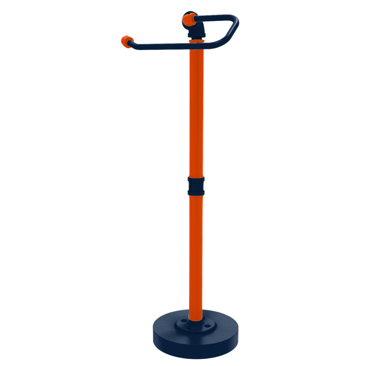 Gridiron Collection Freestanding Euro Style Toilet Tissue Stand Denver Edition