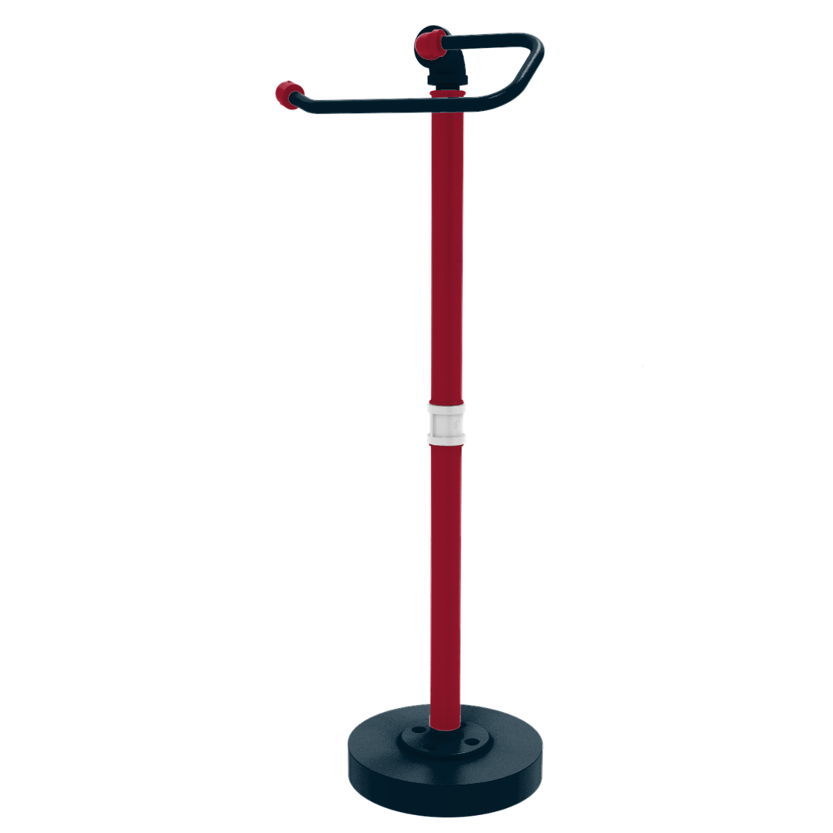 Gridiron Collection Freestanding Euro Style Toilet Tissue Stand Houston Edition