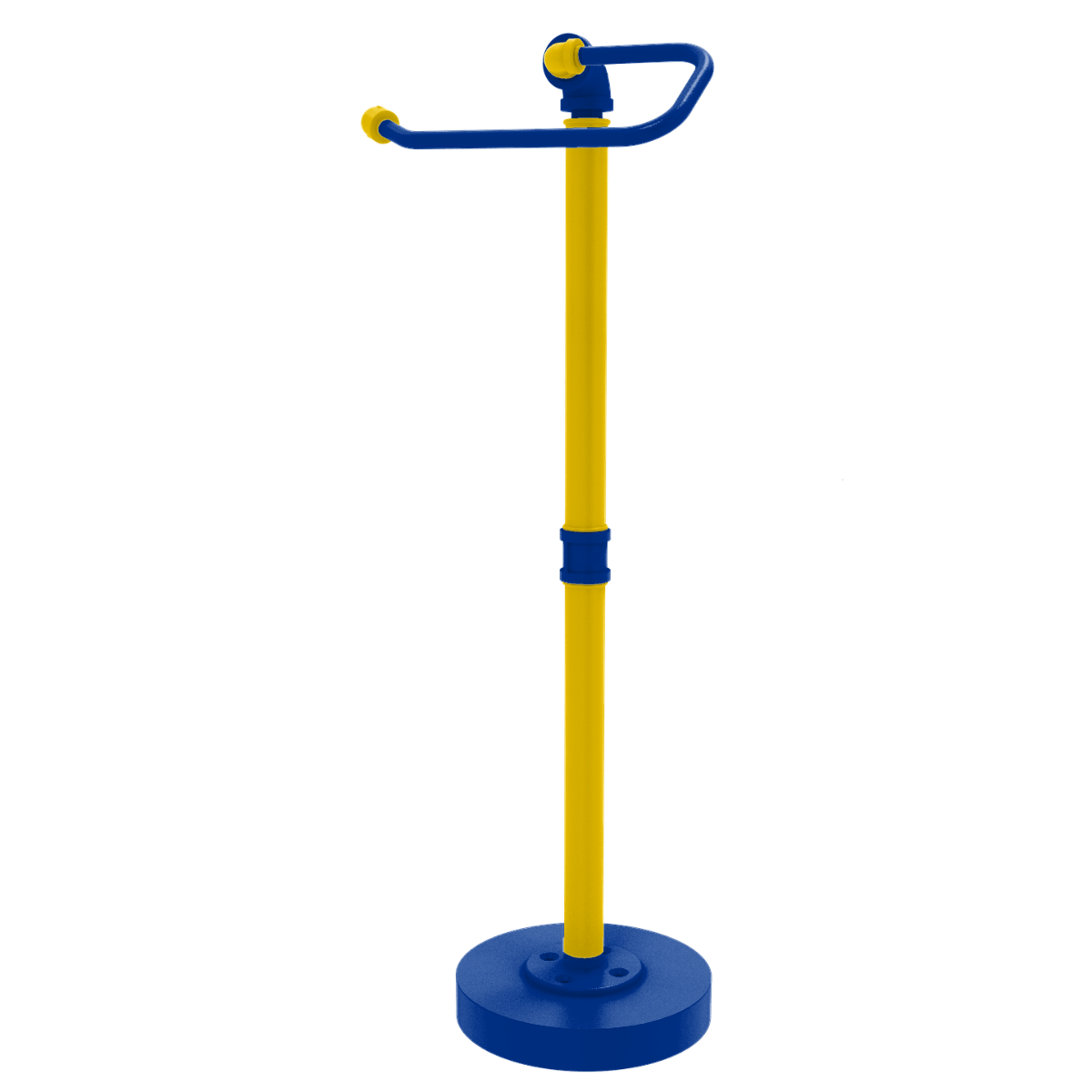 Gridiron Collection Freestanding Euro Style Toilet Tissue Stand Los Angeles Blue and Yellow Edition