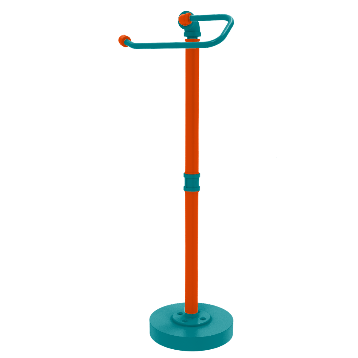 Gridiron Collection Freestanding Euro Style Toilet Tissue Stand Miami Edition