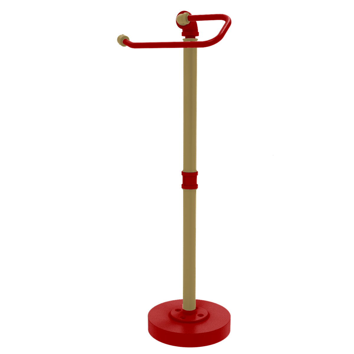 Gridiron Collection Freestanding Euro Style Toilet Tissue Stand San Francisco Edition