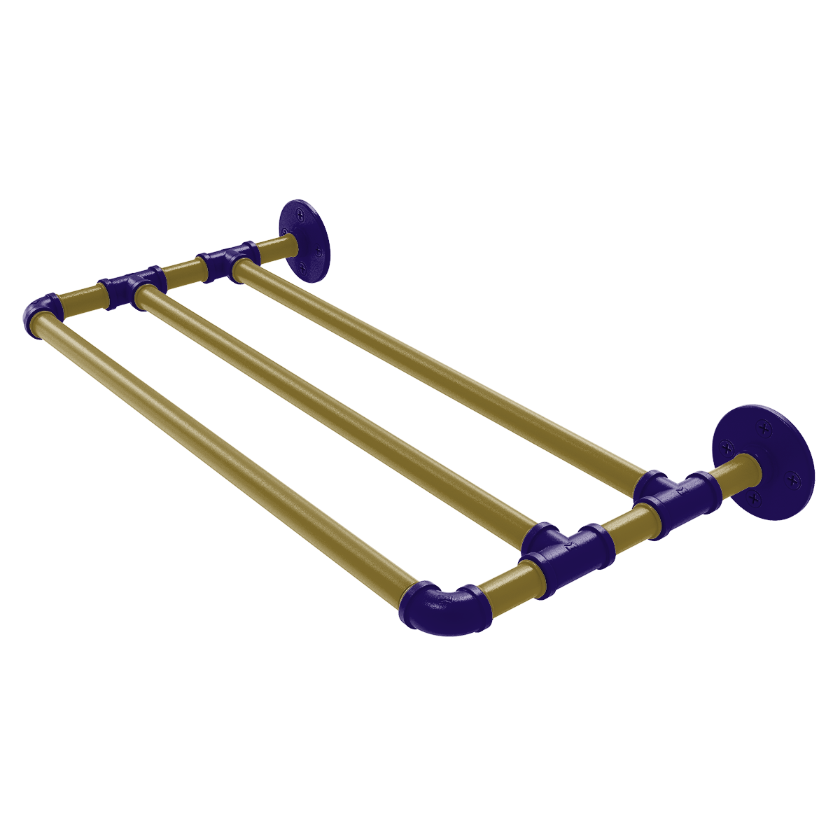 Gridiron Collection Wall Mounted Towel Shelf Baltimore Edition