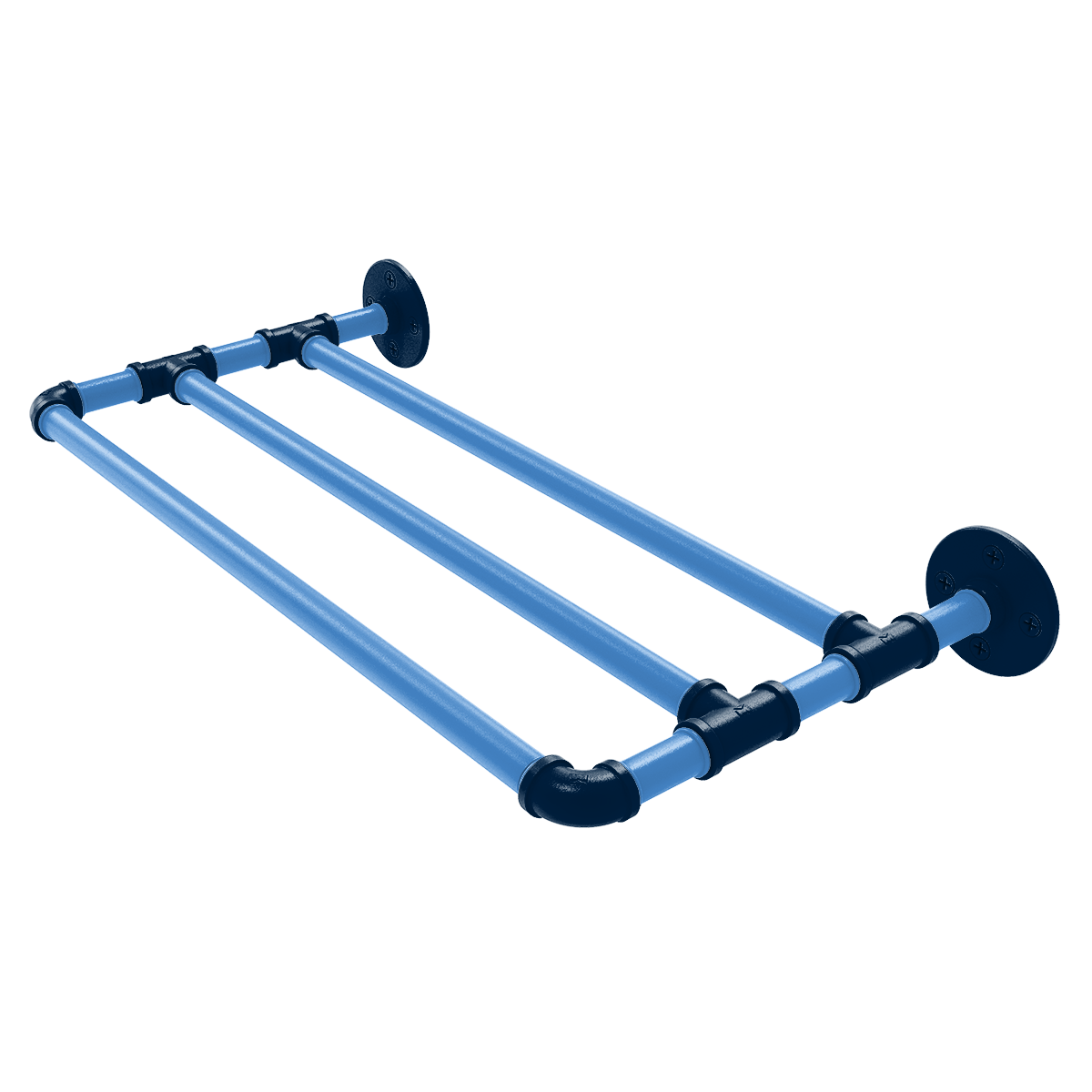 Gridiron Collection Wall Mounted Towel Shelf Tennessee Edition