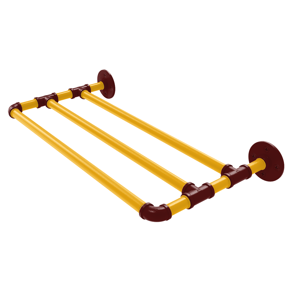 Gridiron Collection Wall Mounted Towel Shelf Washington Edition