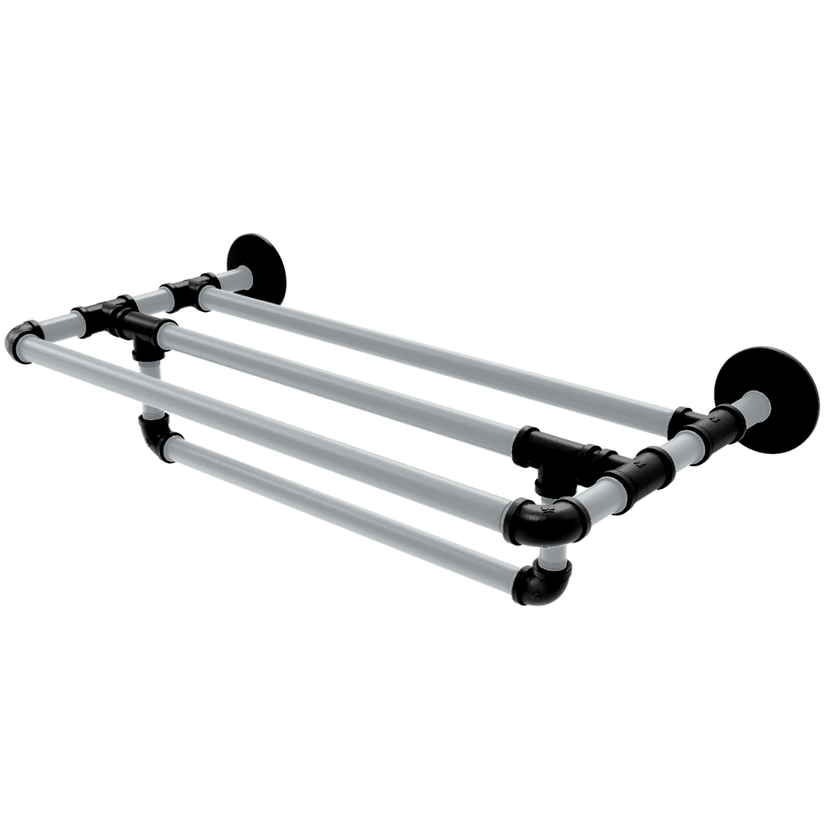 Gridiron Collection Wall Mounted Towel Shelf with Towel Bar Las Vegas Edition