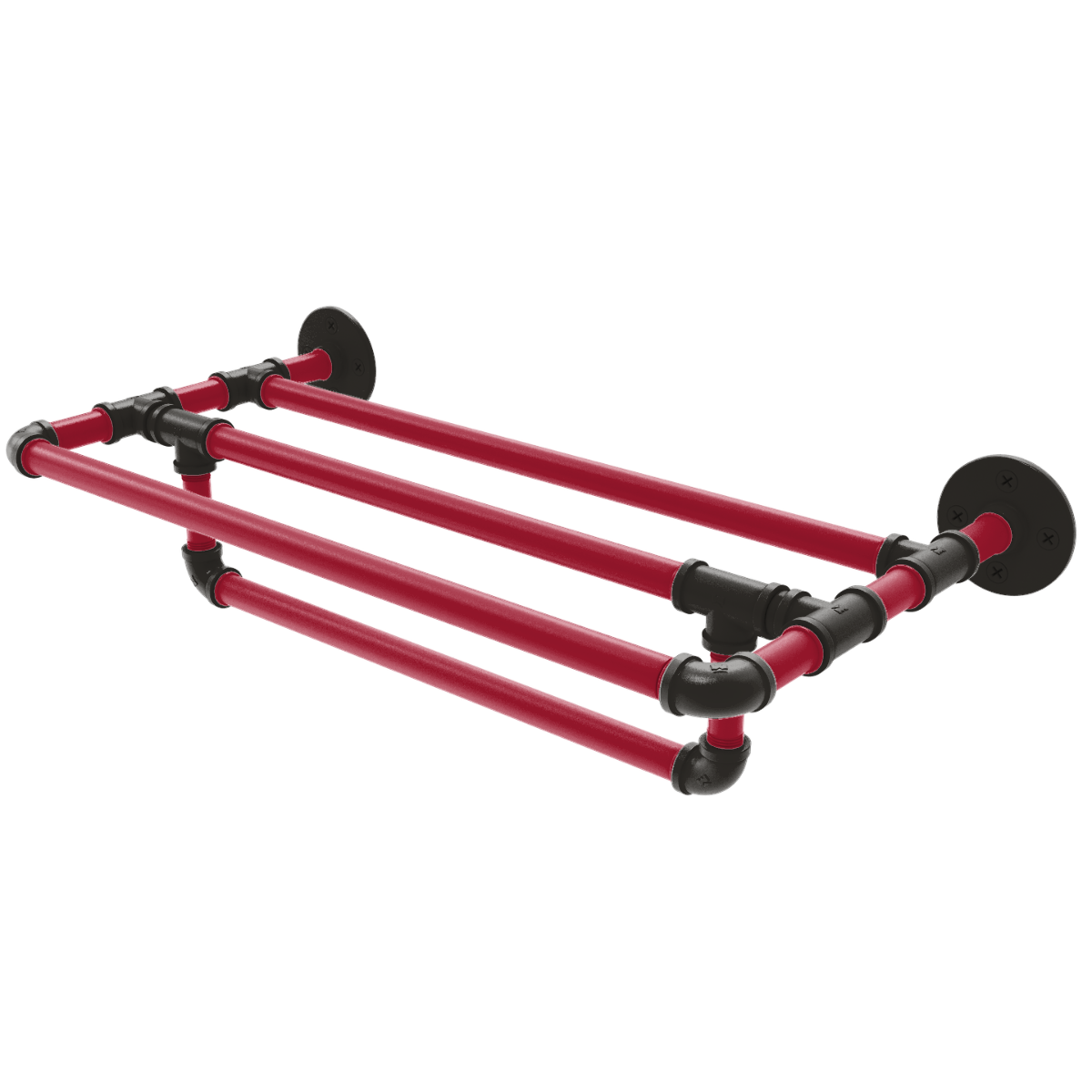 Gridiron Collection Wall Mounted Towel Shelf with Towel Bar Tampa Bay Edition