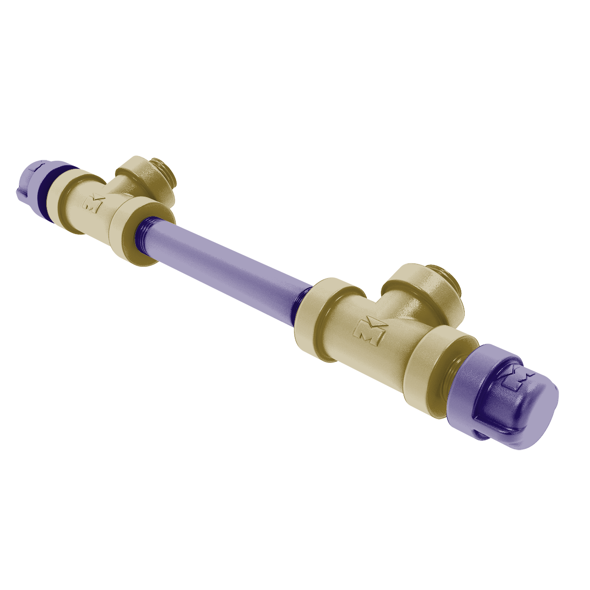 Gridiron Collection 7 Inch Overall Cabinet Pull Baltimore Edition