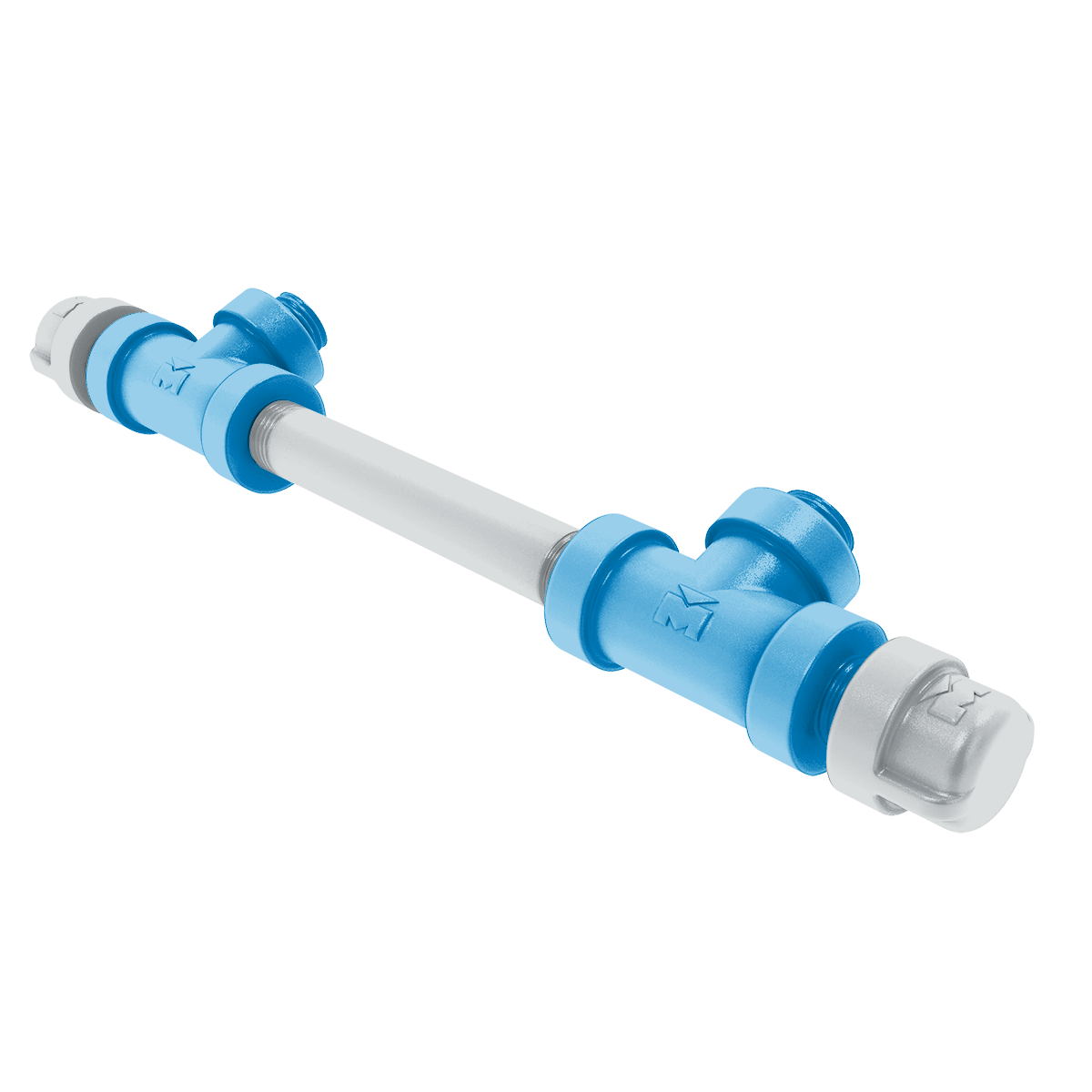 Gridiron Collection 7 Inch Overall Cabinet Pull Carolina Edition