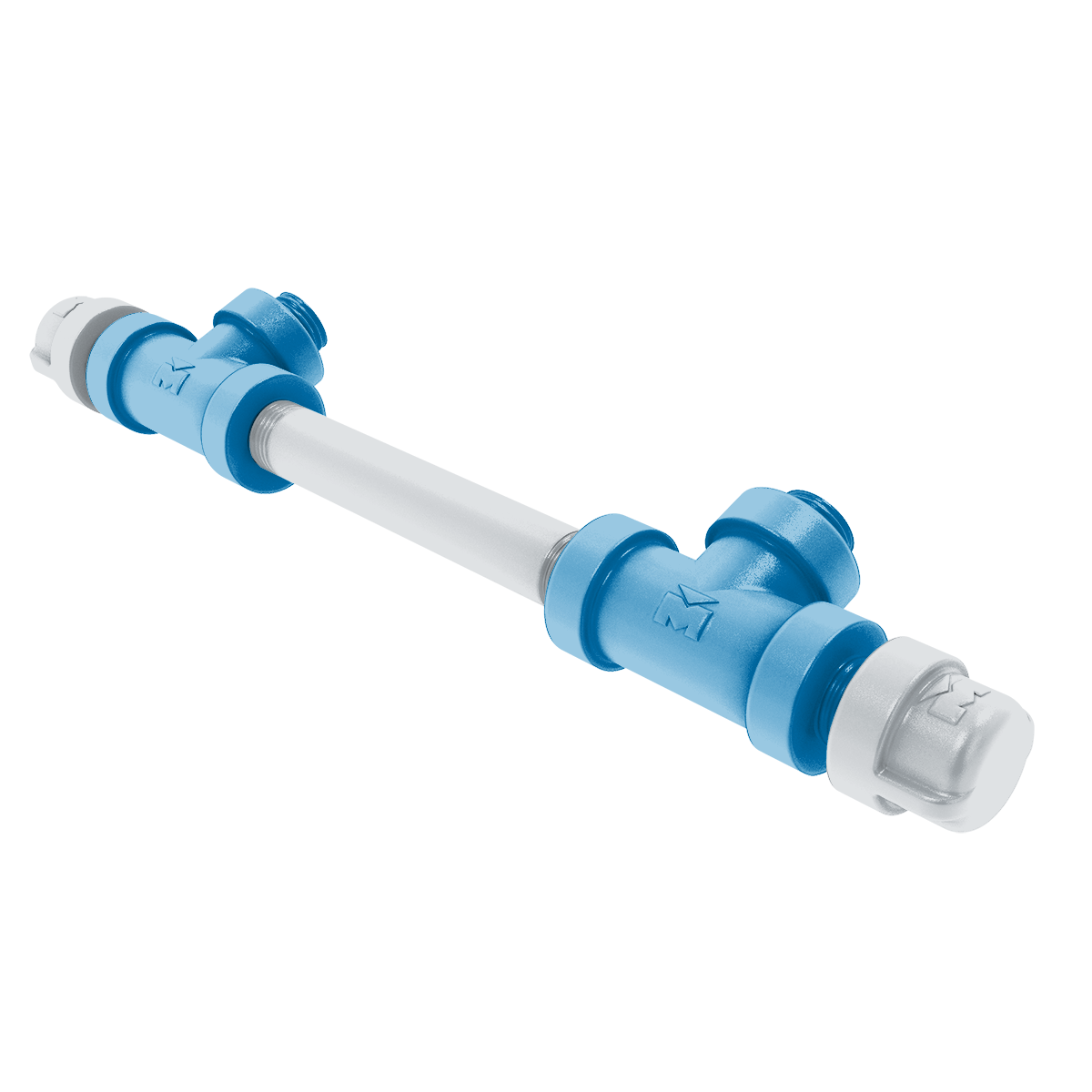 Gridiron Collection 7 Inch Overall Cabinet Pull Detroit Edition