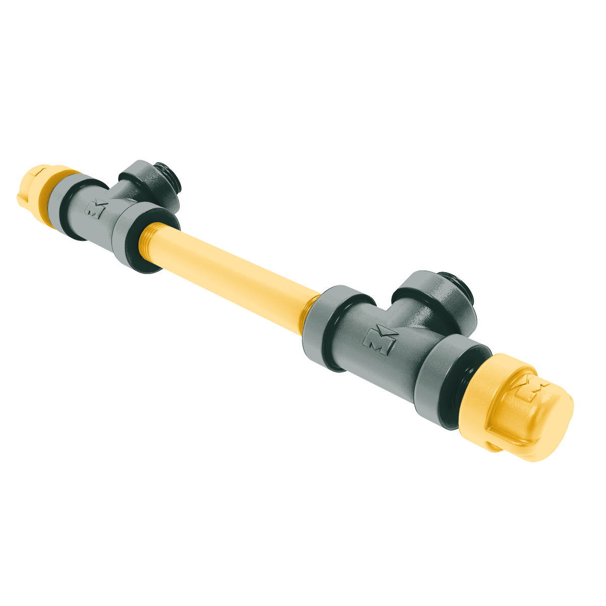 Gridiron Collection 7 Inch Overall Cabinet Pull Green Bay Edition