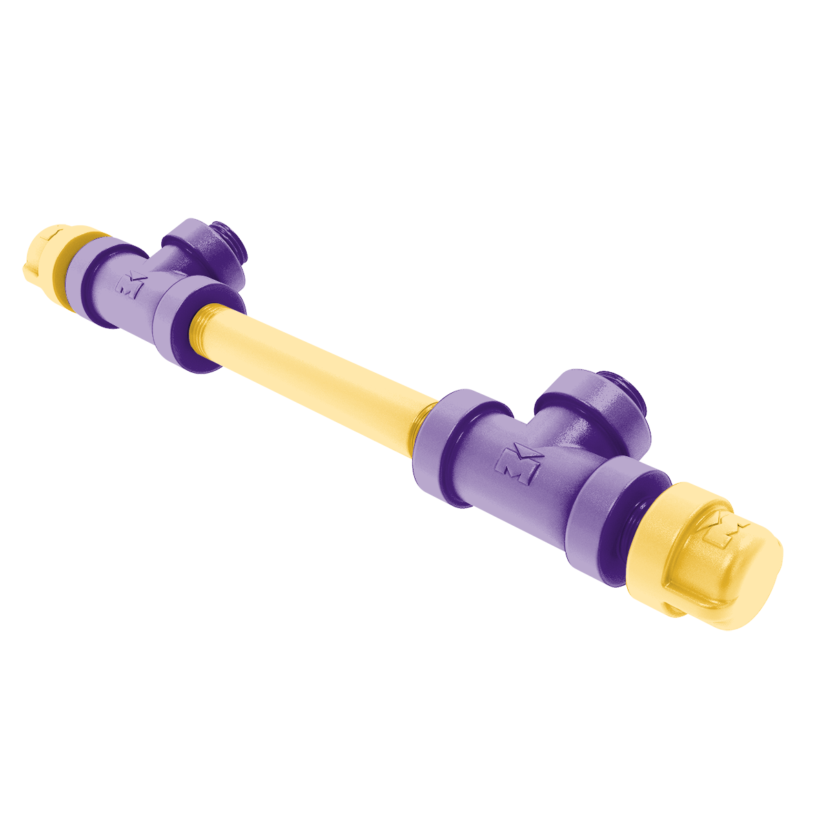 Gridiron Collection 7 Inch Overall Cabinet Pull Minnesota Edition