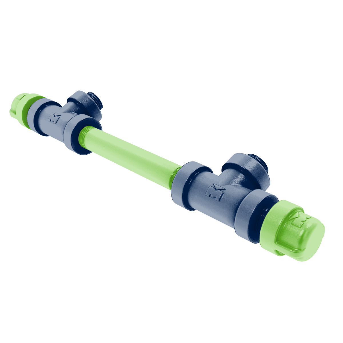 Gridiron Collection 7 Inch Overall Cabinet Pull Seattle Edition