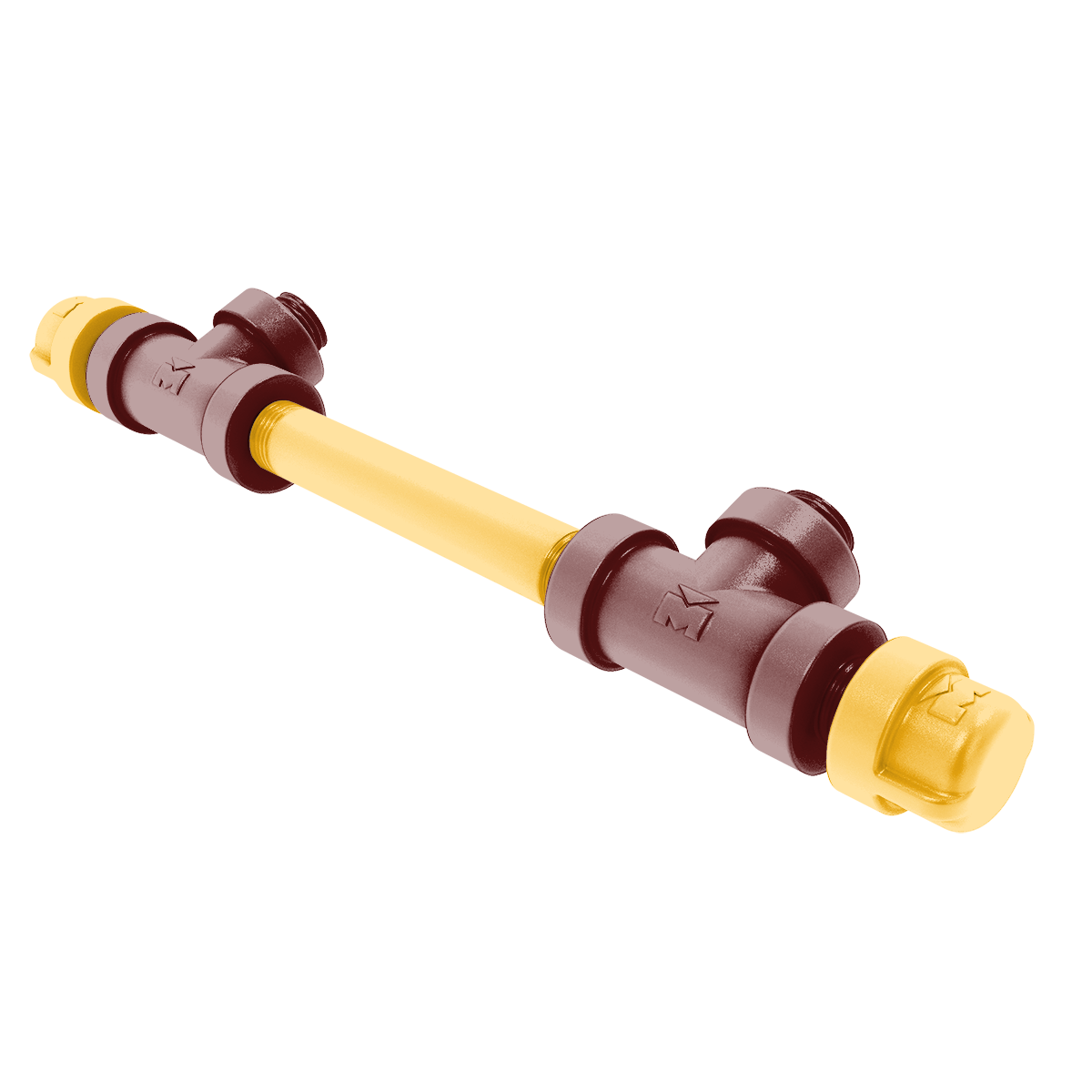 Gridiron Collection 7 Inch Overall Cabinet Pull Washington Edition