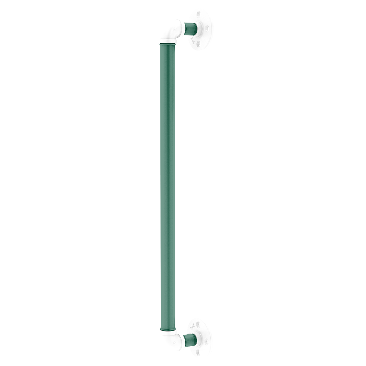 Gridiron Collection Door Pull New York Green and White Edition
