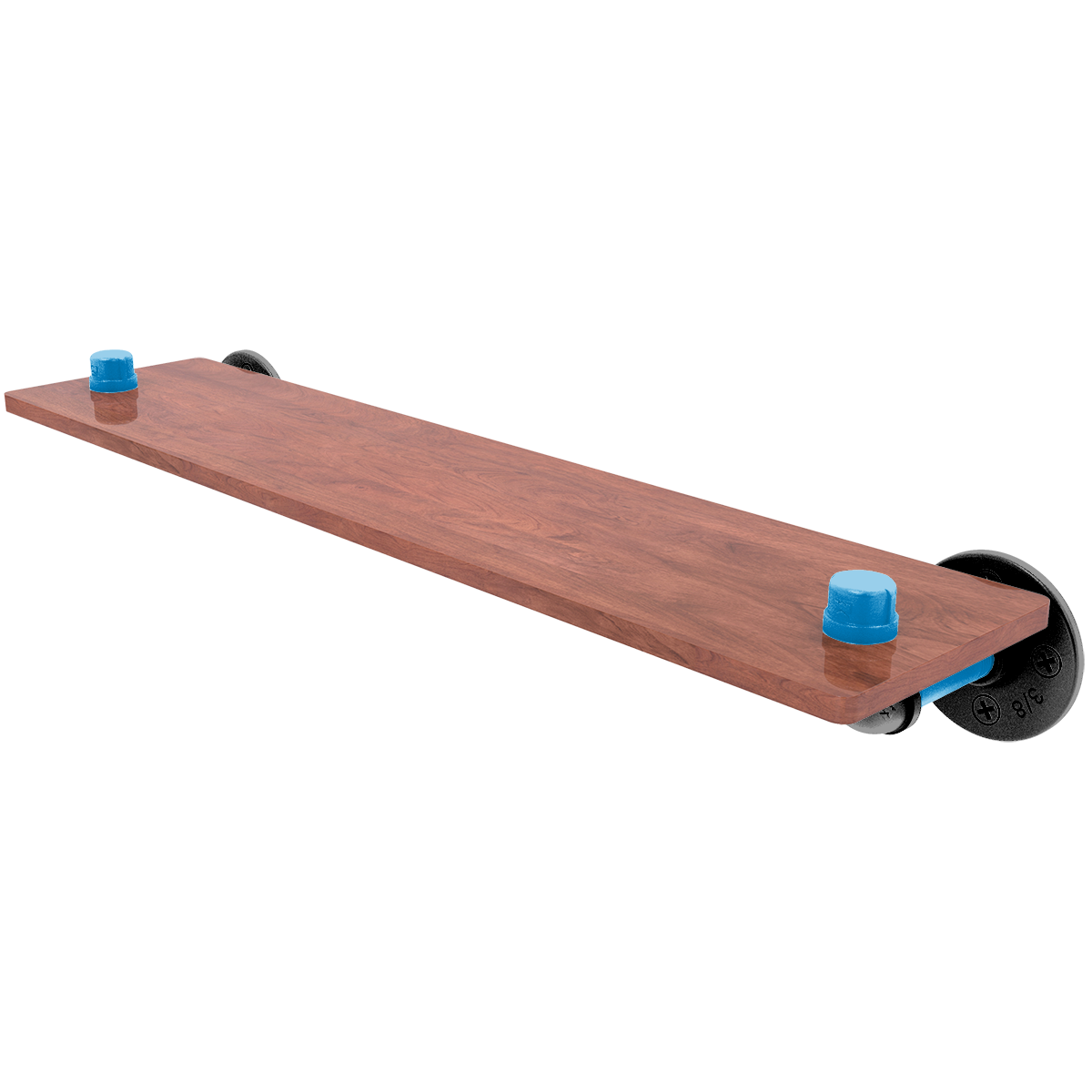 Gridiron Collection Wood Shelf Carolina Edition