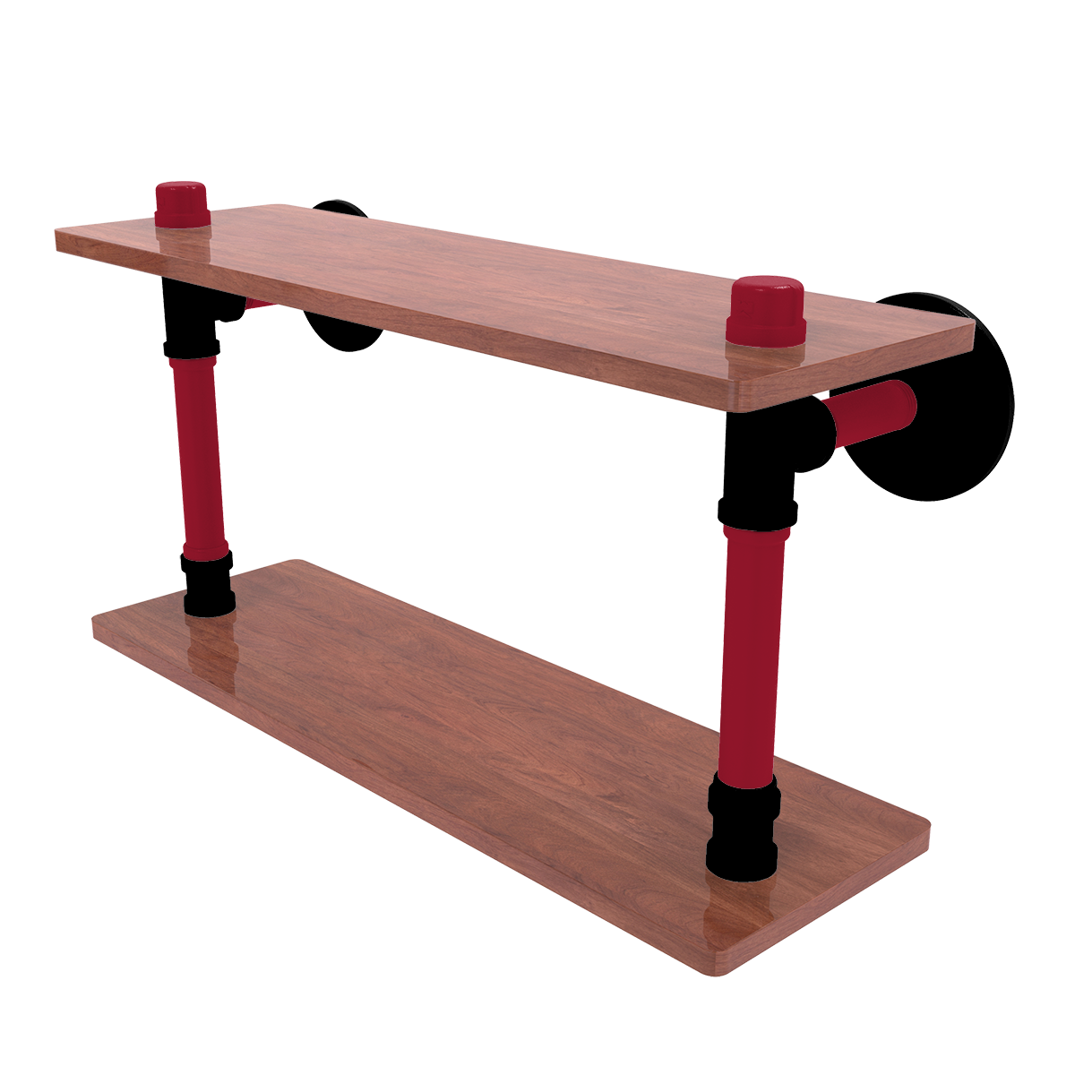 Gridiron Collection Wood Double Shelf Atlanta Edition