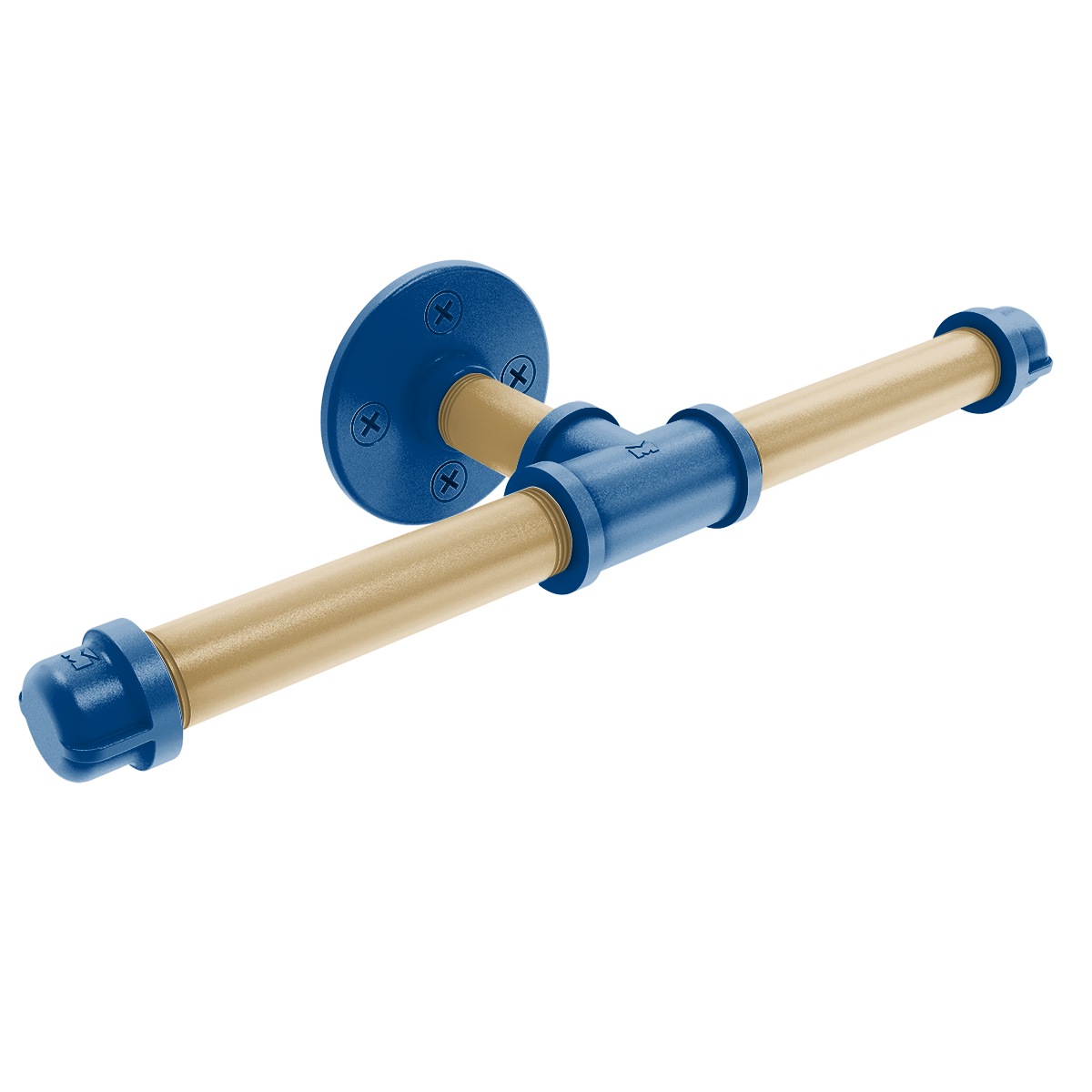 Diamond Collection Double Roll Toilet Paper Holder Kansas City Edition