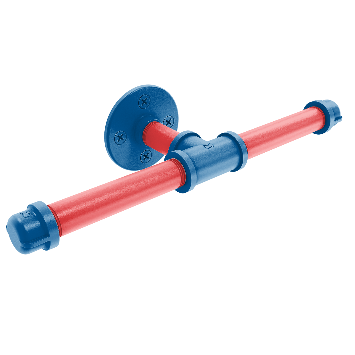 Diamond Collection Double Roll Toilet Paper Holder Los Angeles Chavez Ravine Edition