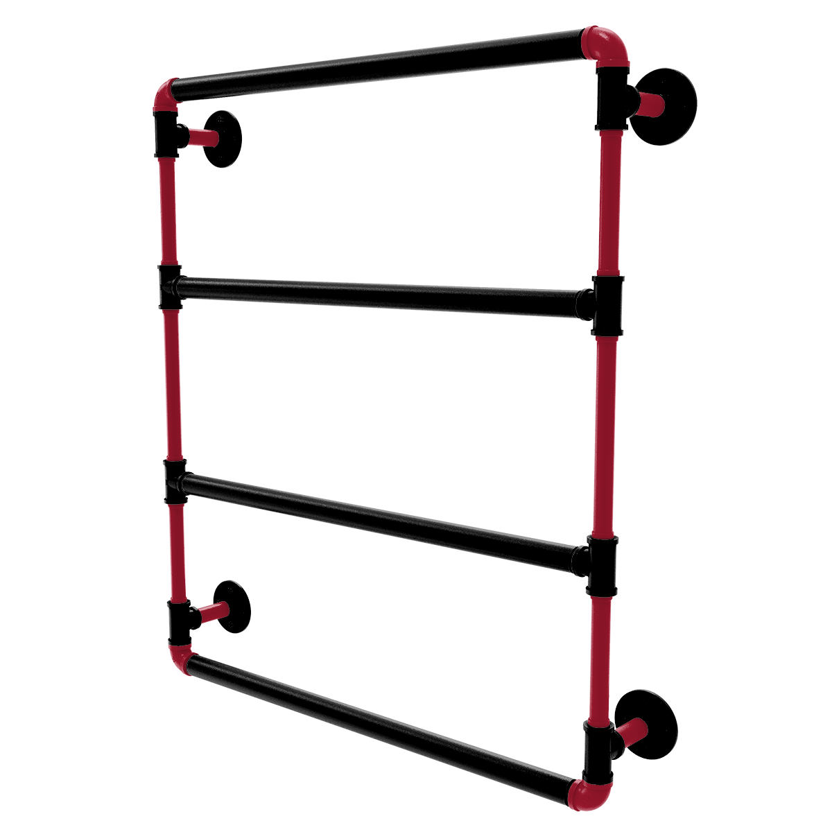 Gridiron Collection Wall Mounted Ladder Towel Bar Atlanta Edition