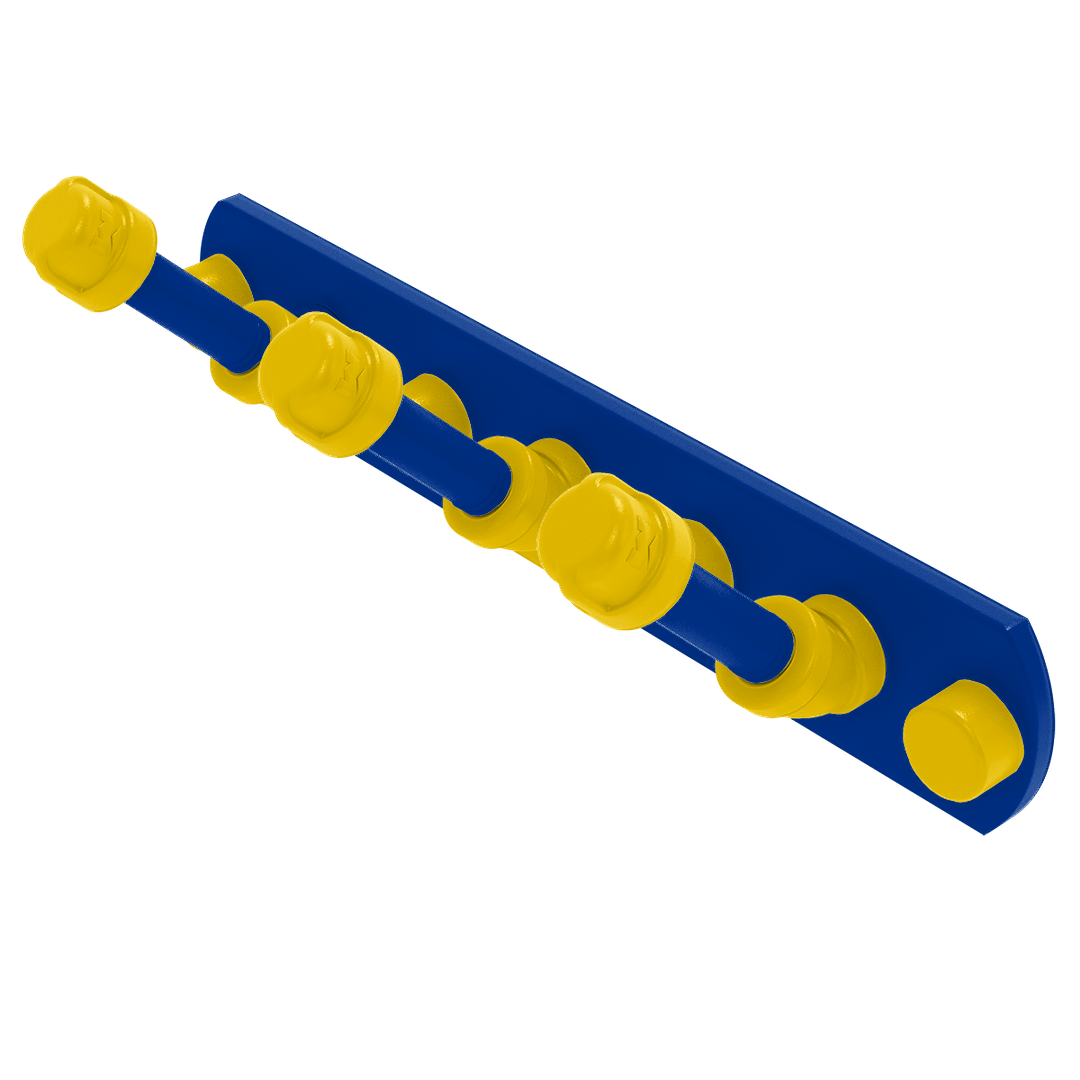 Gridiron Collection 3 Position Multi Hook Los Angeles Blue and Yellow Edition