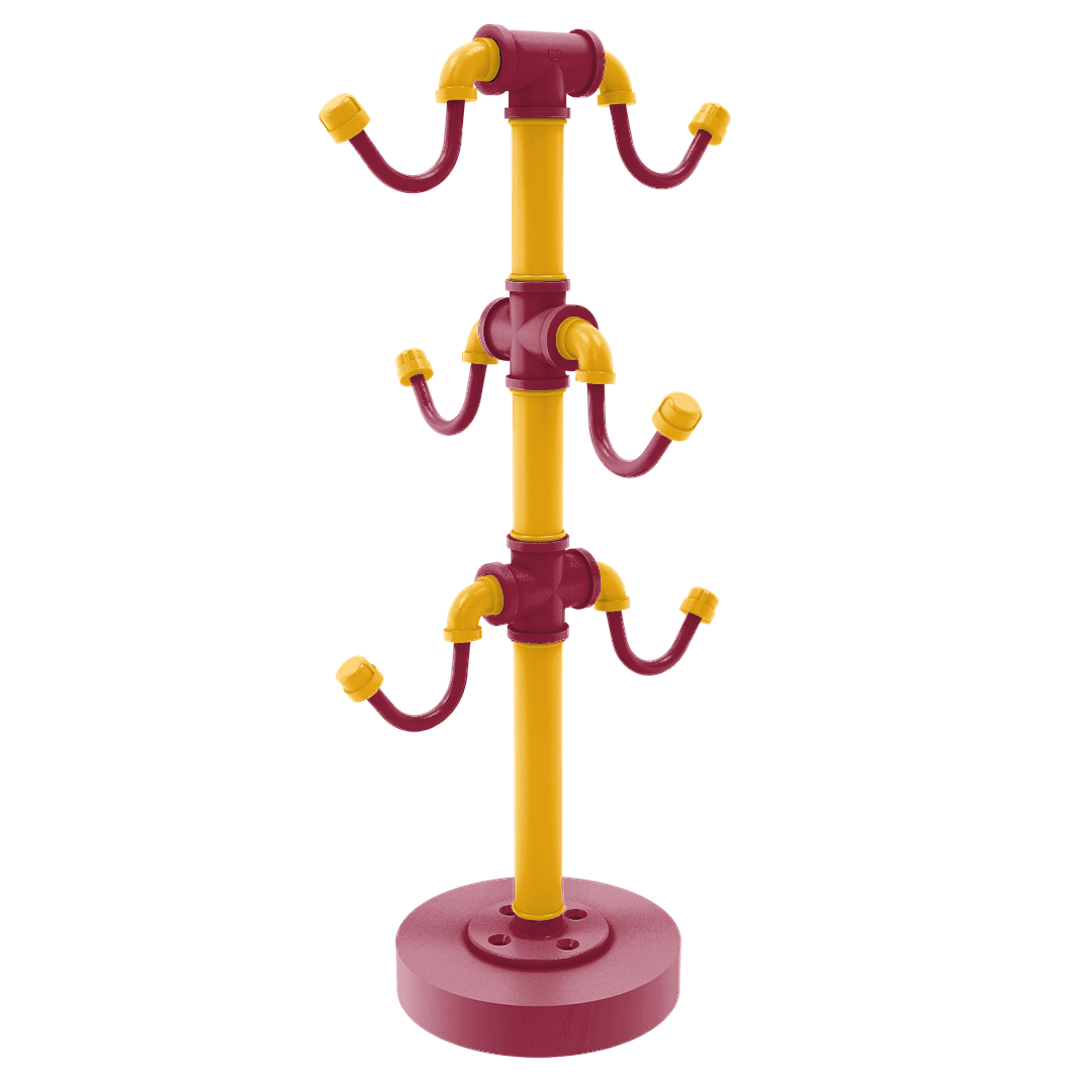 Gridiron Collection Countertop 6 Coffee Mug Holder Arizona Edition