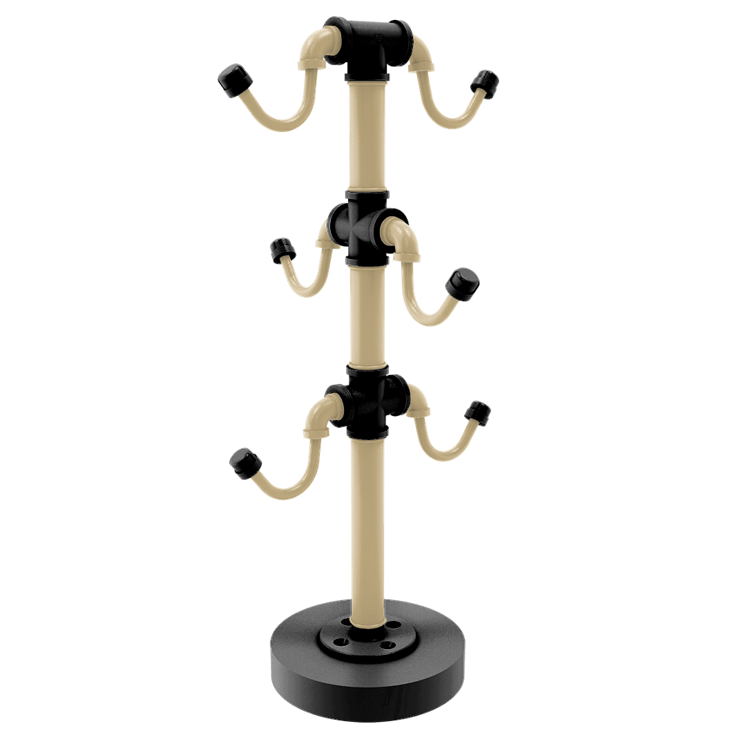 Gridiron Collection Countertop 6 Coffee Mug Holder New Orleans Edition