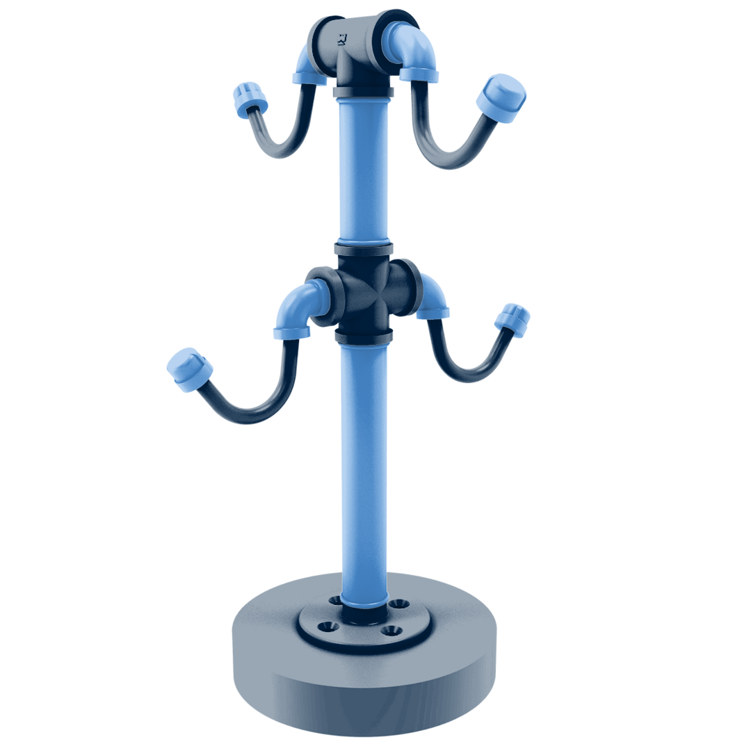 Gridiron Collection Countertop 4 Coffee Mug Holder Tennessee Edition